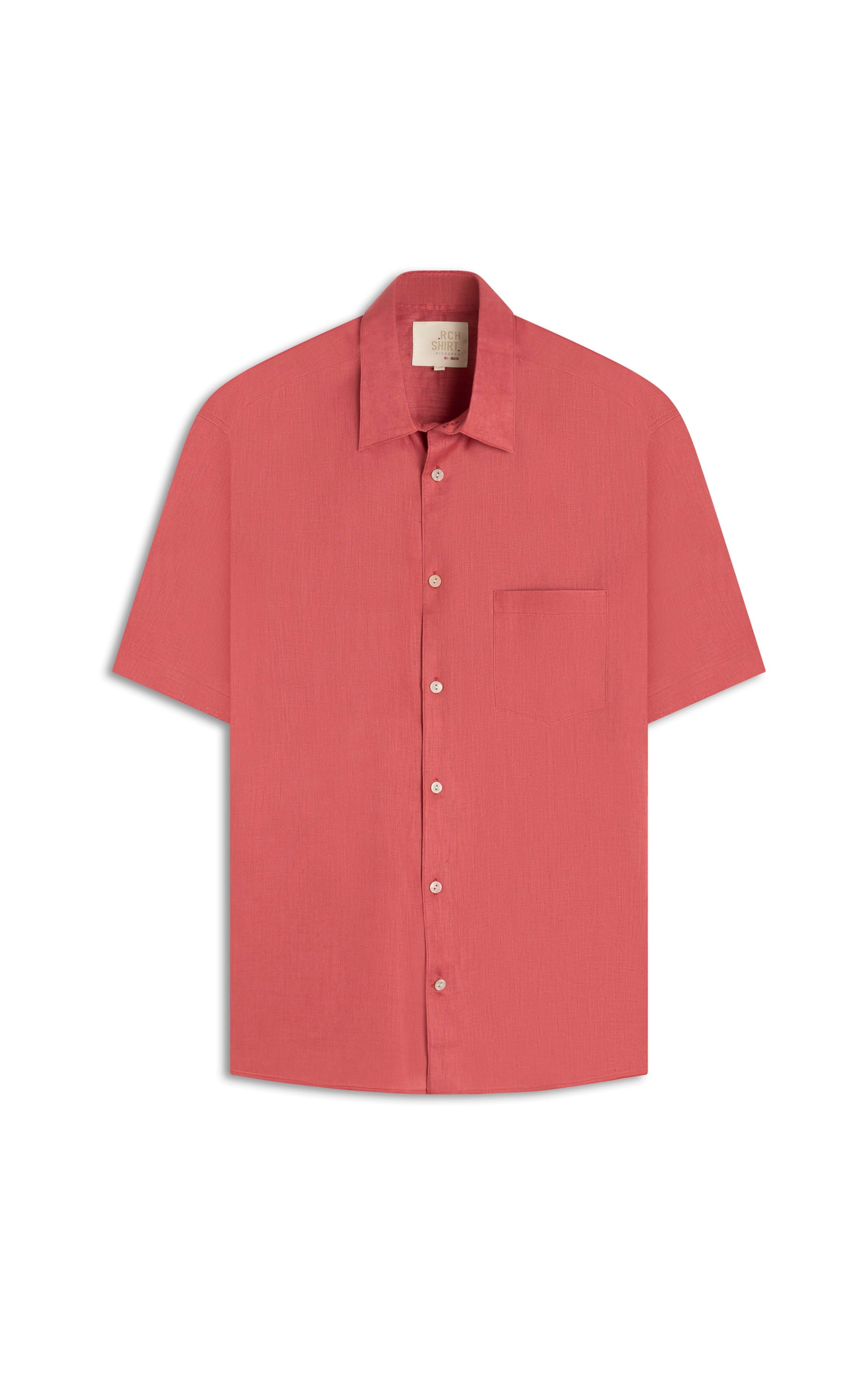 Camisa Puro Linho Rosa Velho