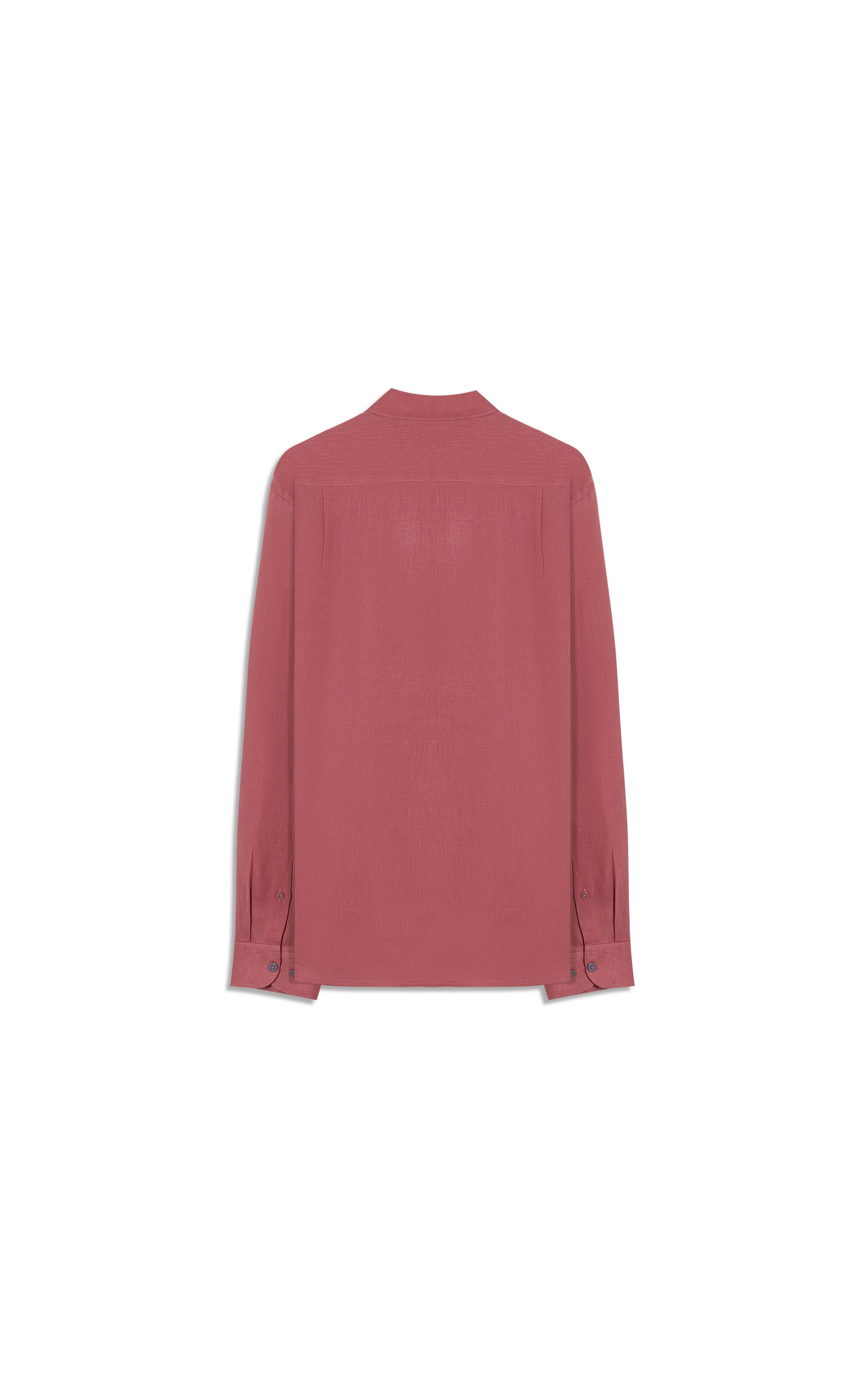 Camisa  Puro Linho Rosa Velho