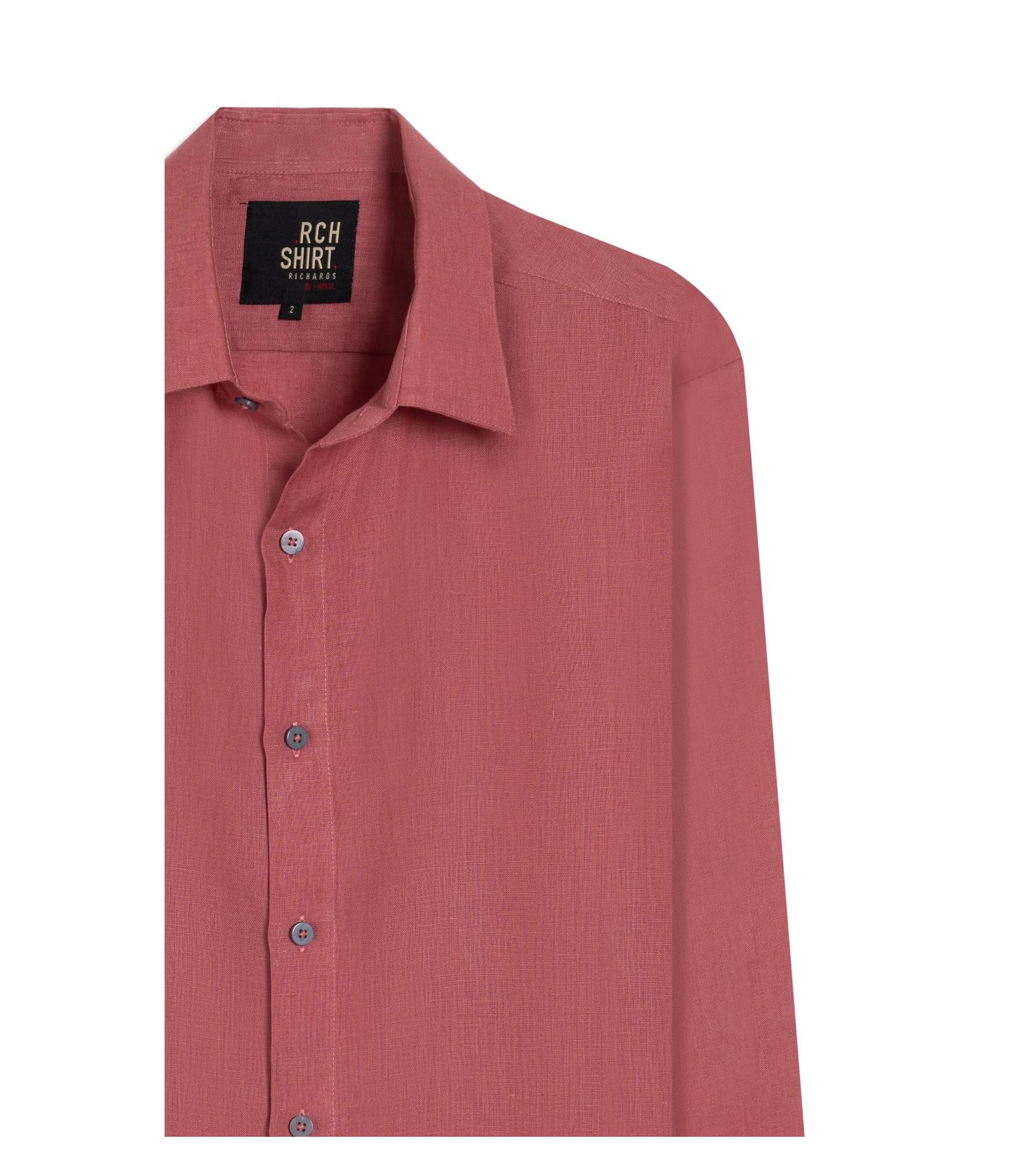 Camisa  Puro Linho Rosa Velho