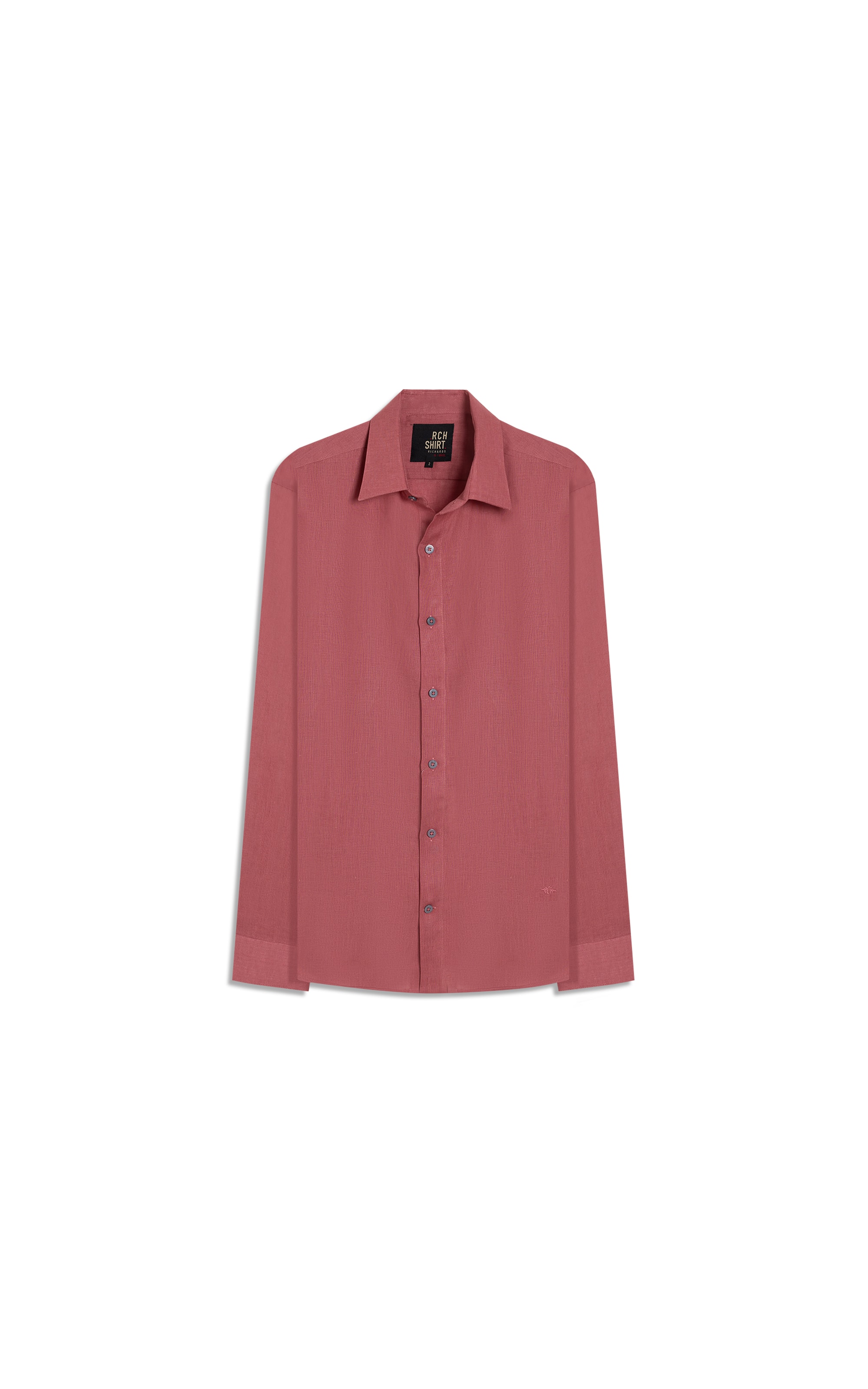 Camisa  Puro Linho Rosa Velho