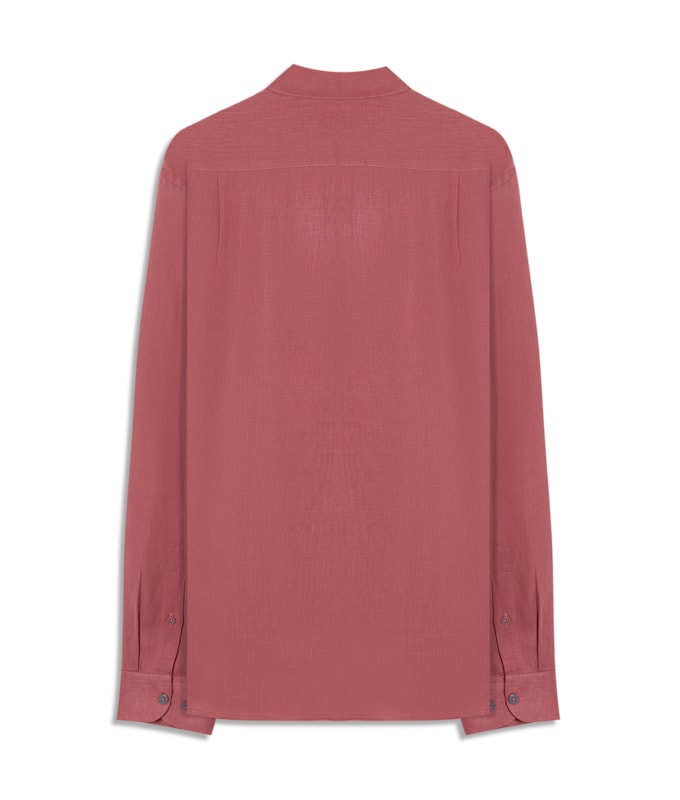 Camisa  Puro Linho Rosa Velho