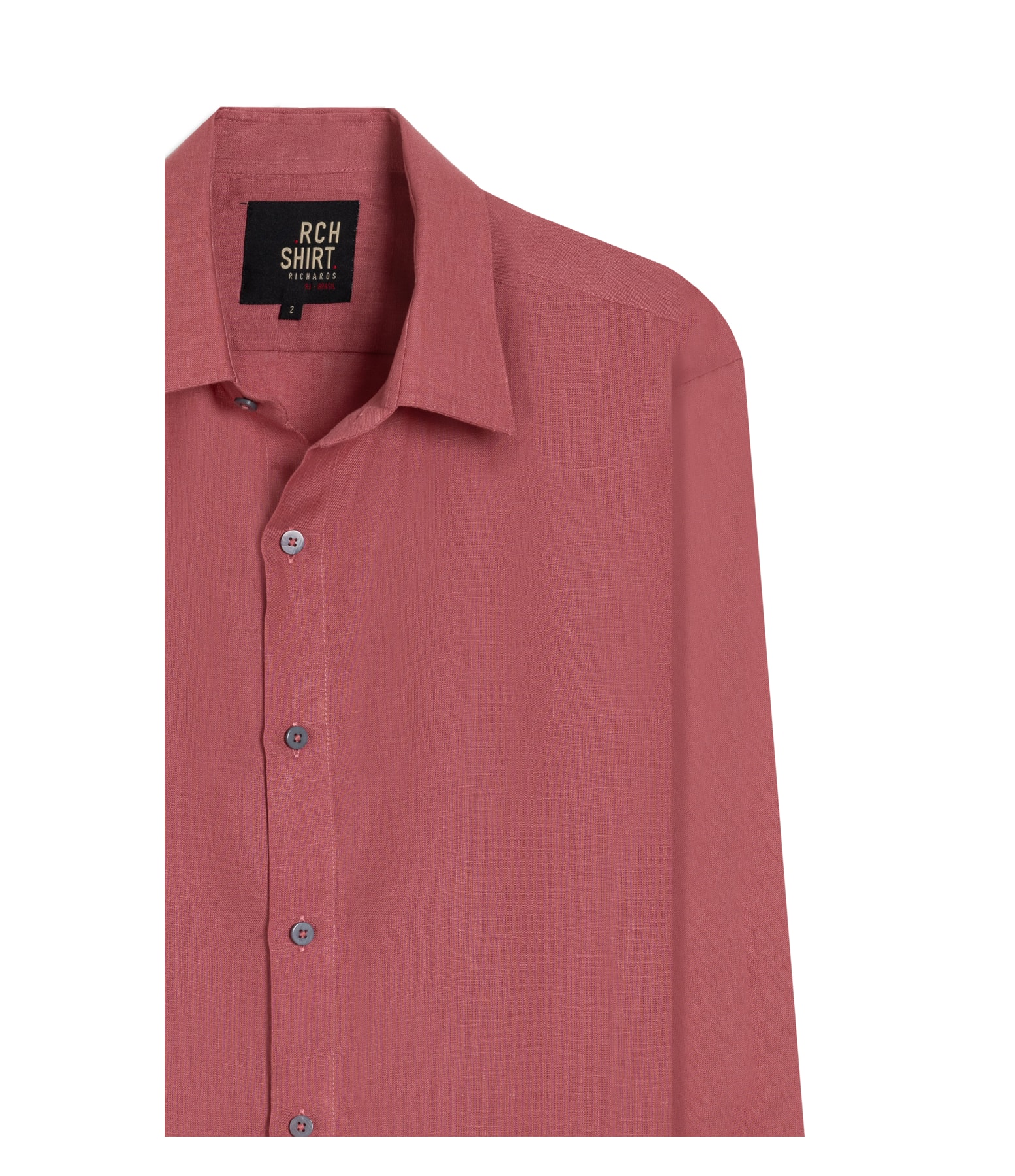 Camisa  Puro Linho Rosa Velho