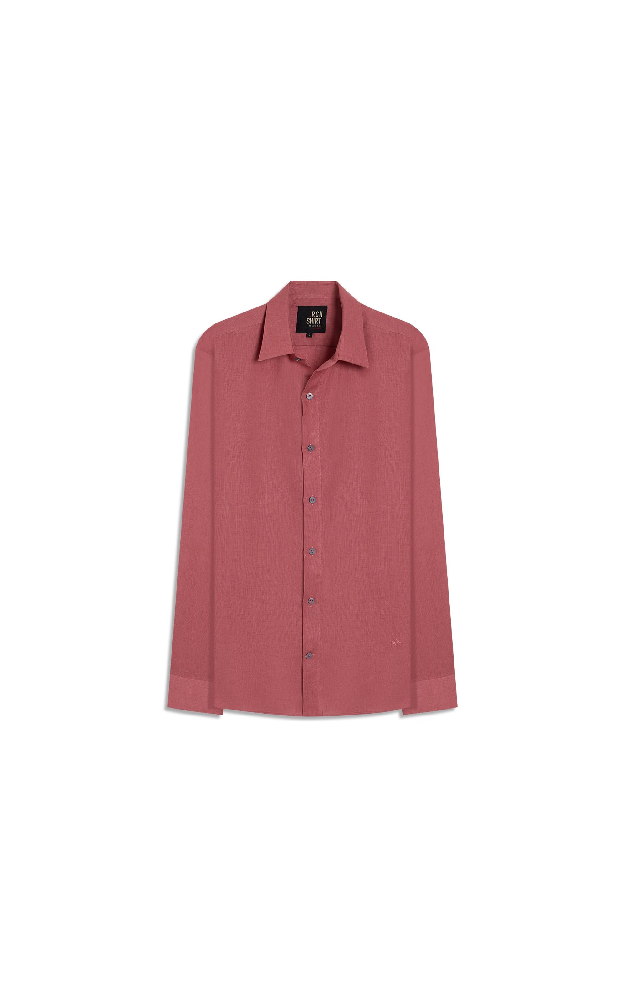 Camisa  Puro Linho Rosa Velho