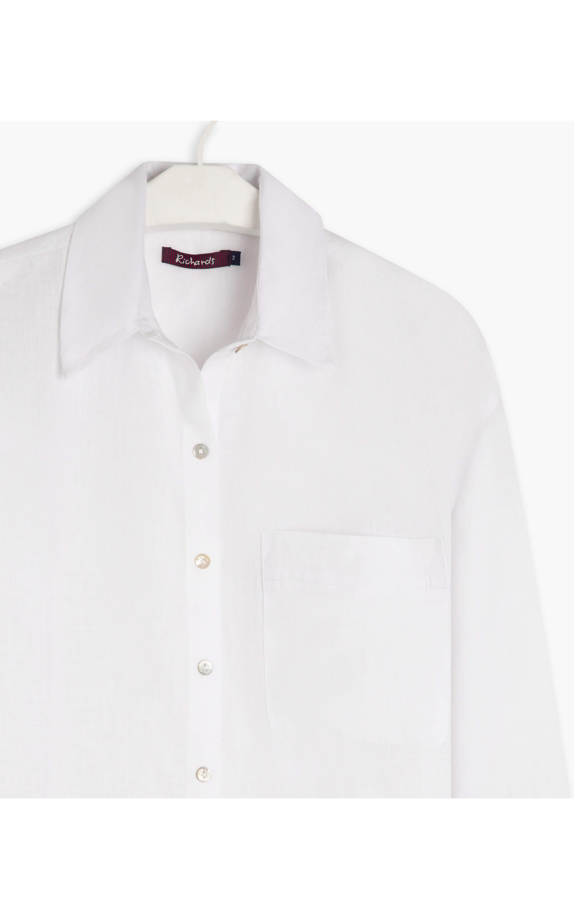 Camisa  Puro Linho  Saori Branco