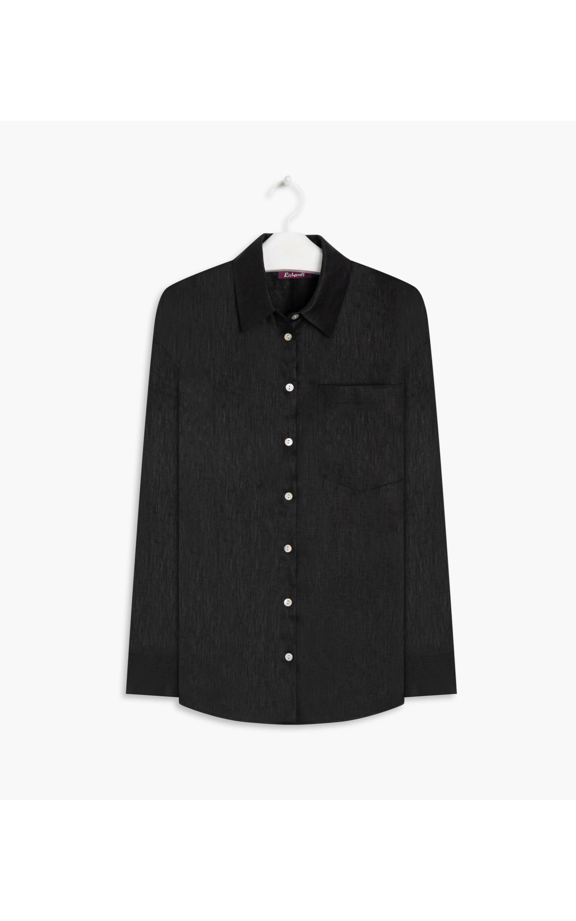 Camisa  Puro Linho  Saori Preto