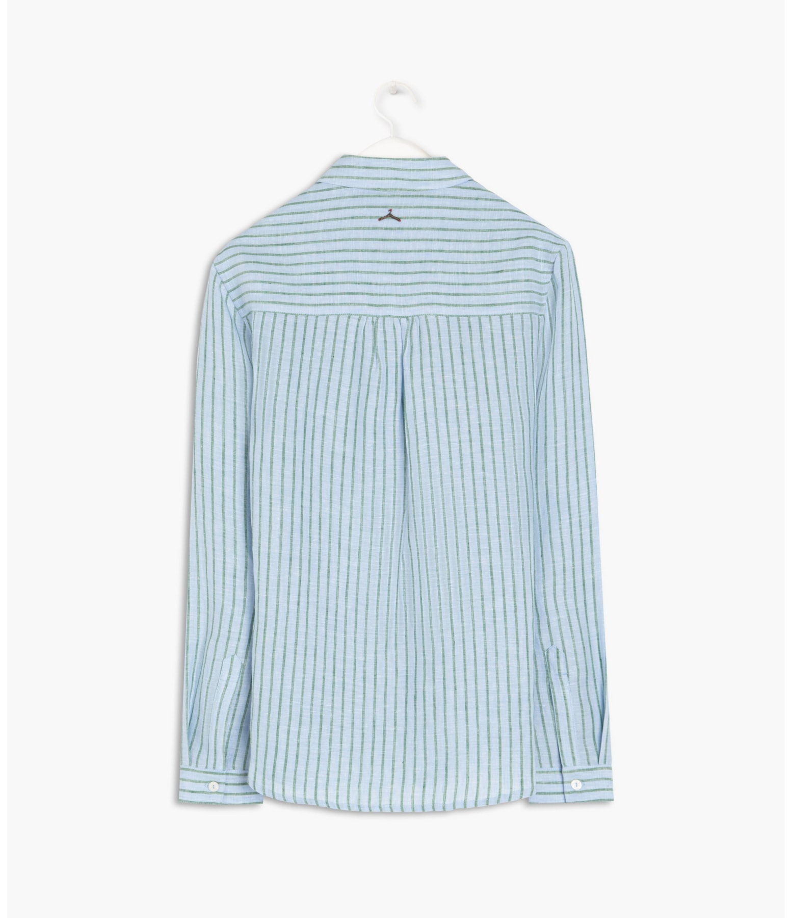 Camisa  Puro Linho Sardenha Stripes Verano Azul Bic
