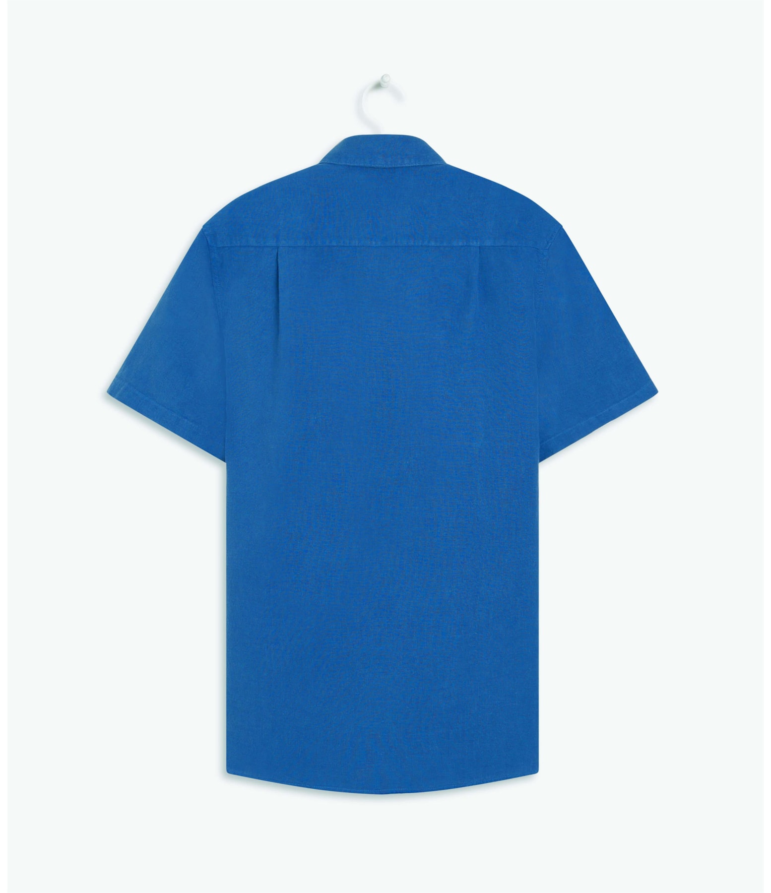 Camisa  Puro Linho  Tinturada Azul Bic