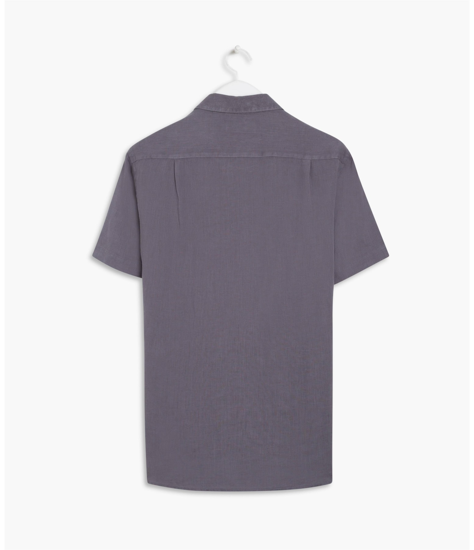 Camisa  Puro Linho    Tinturada Azul Pervante