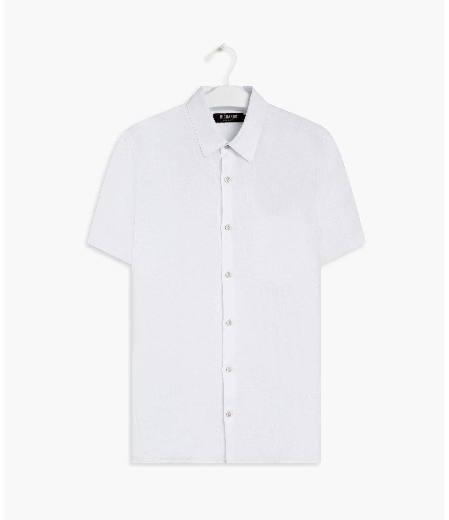 Camisa  Puro Linho  Tinturada Branco