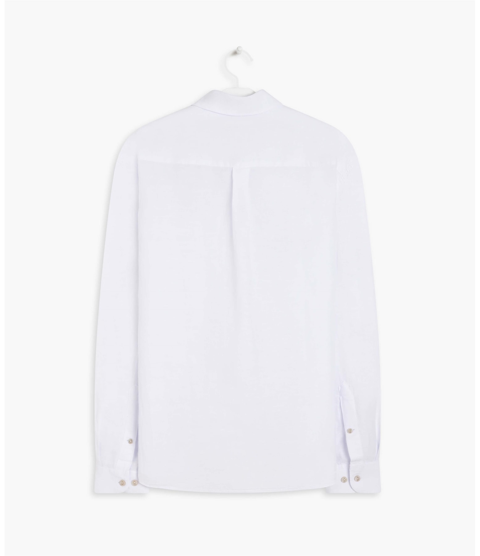 Camisa Puro Linho  Tinturada Branco