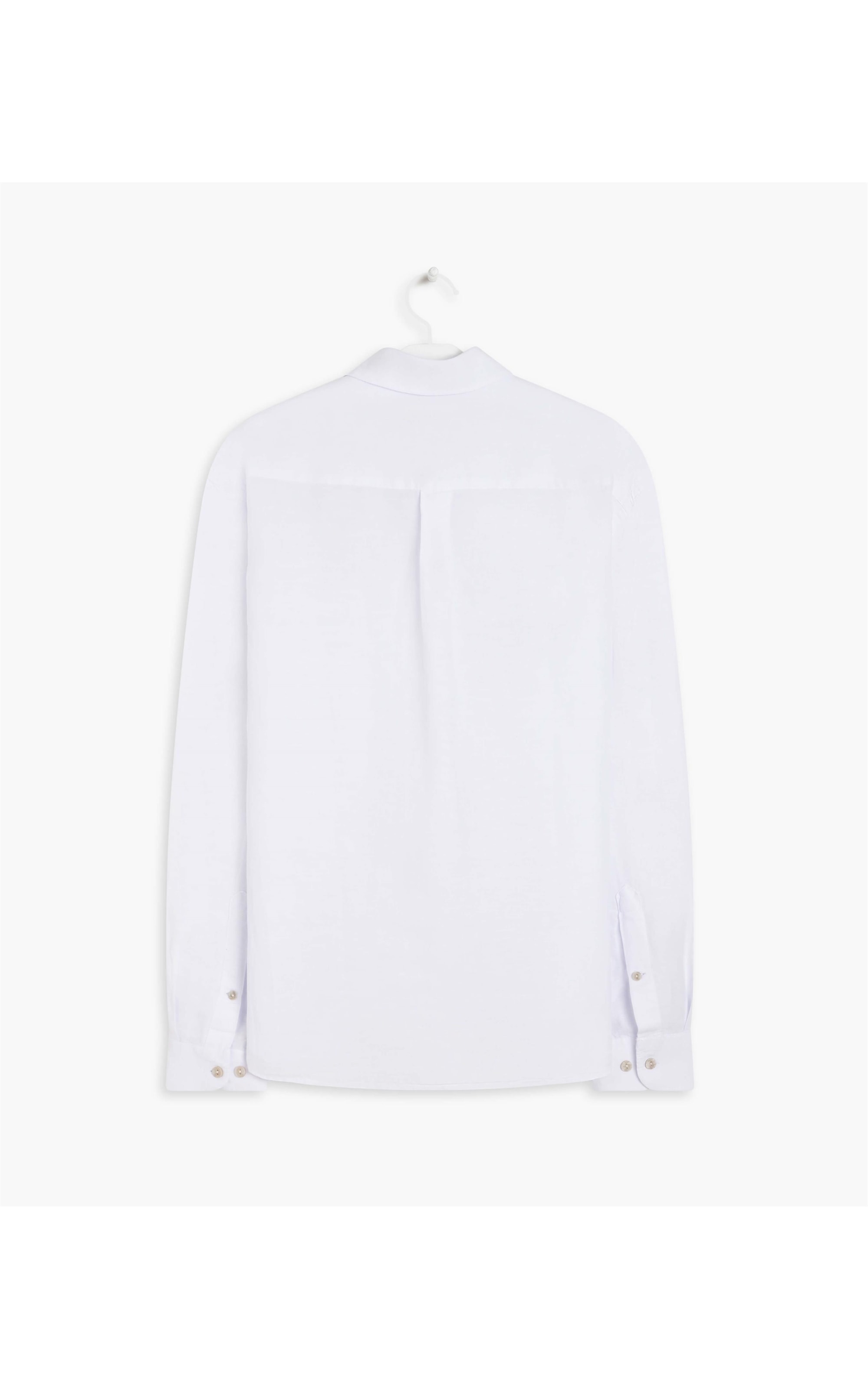 Camisa Puro Linho  Tinturada Branco
