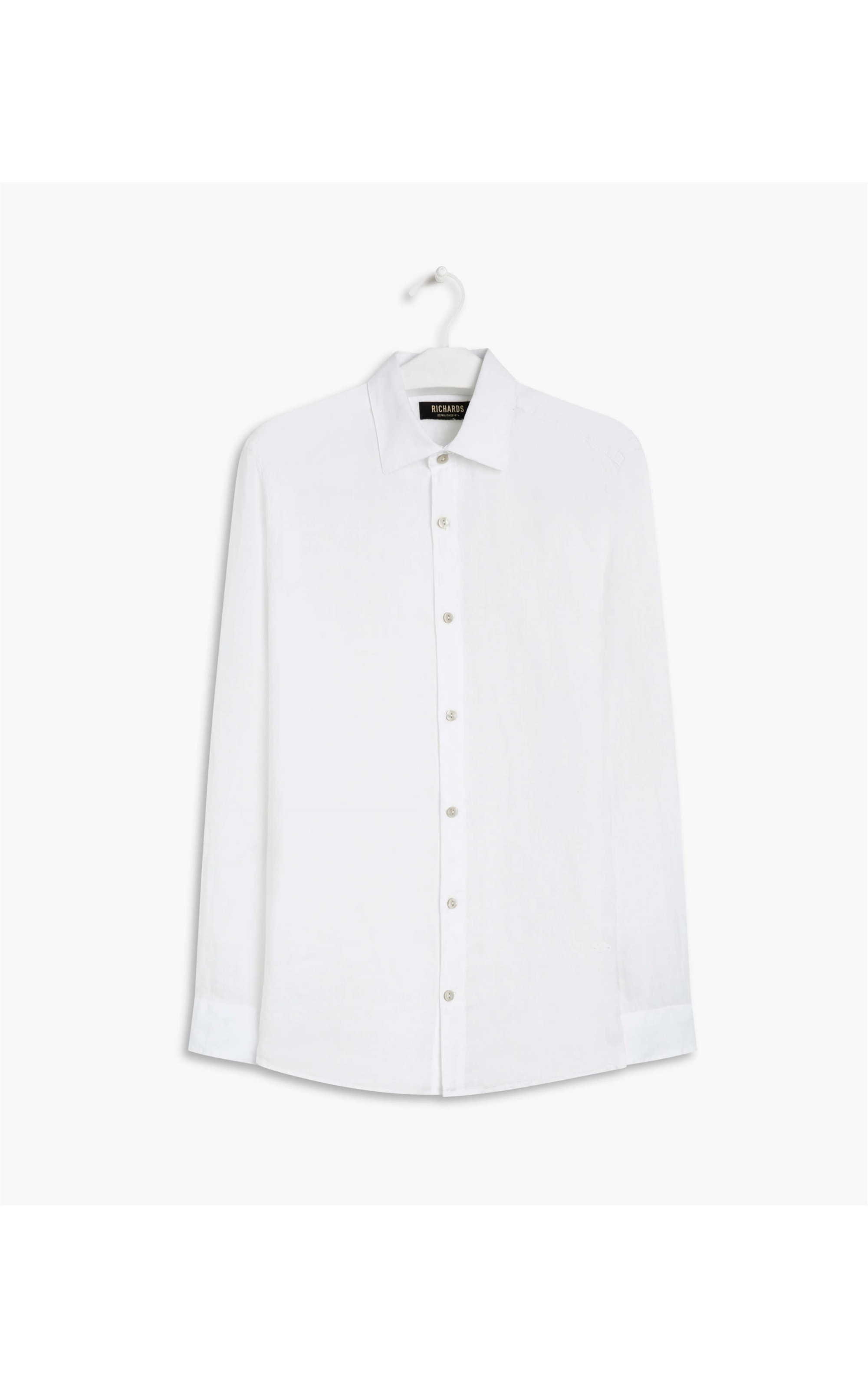 Camisa Puro Linho  Tinturada Branco