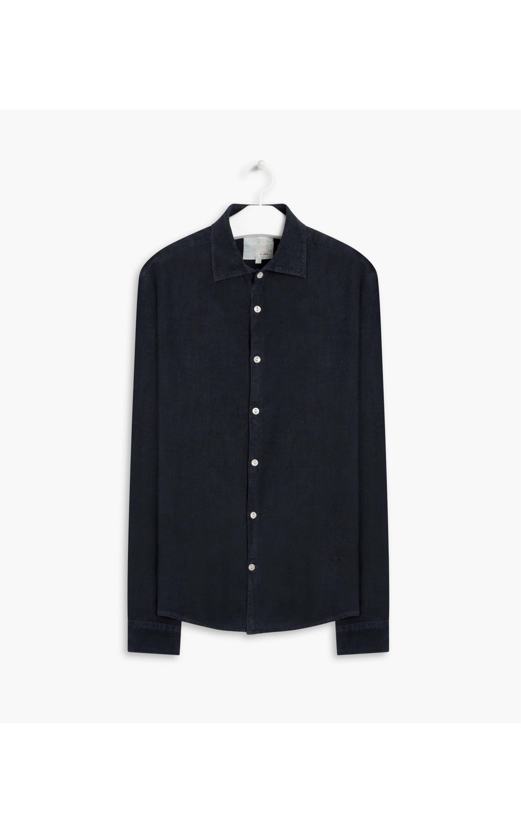 Camisa  Puro Linho  Tinturada Grafite