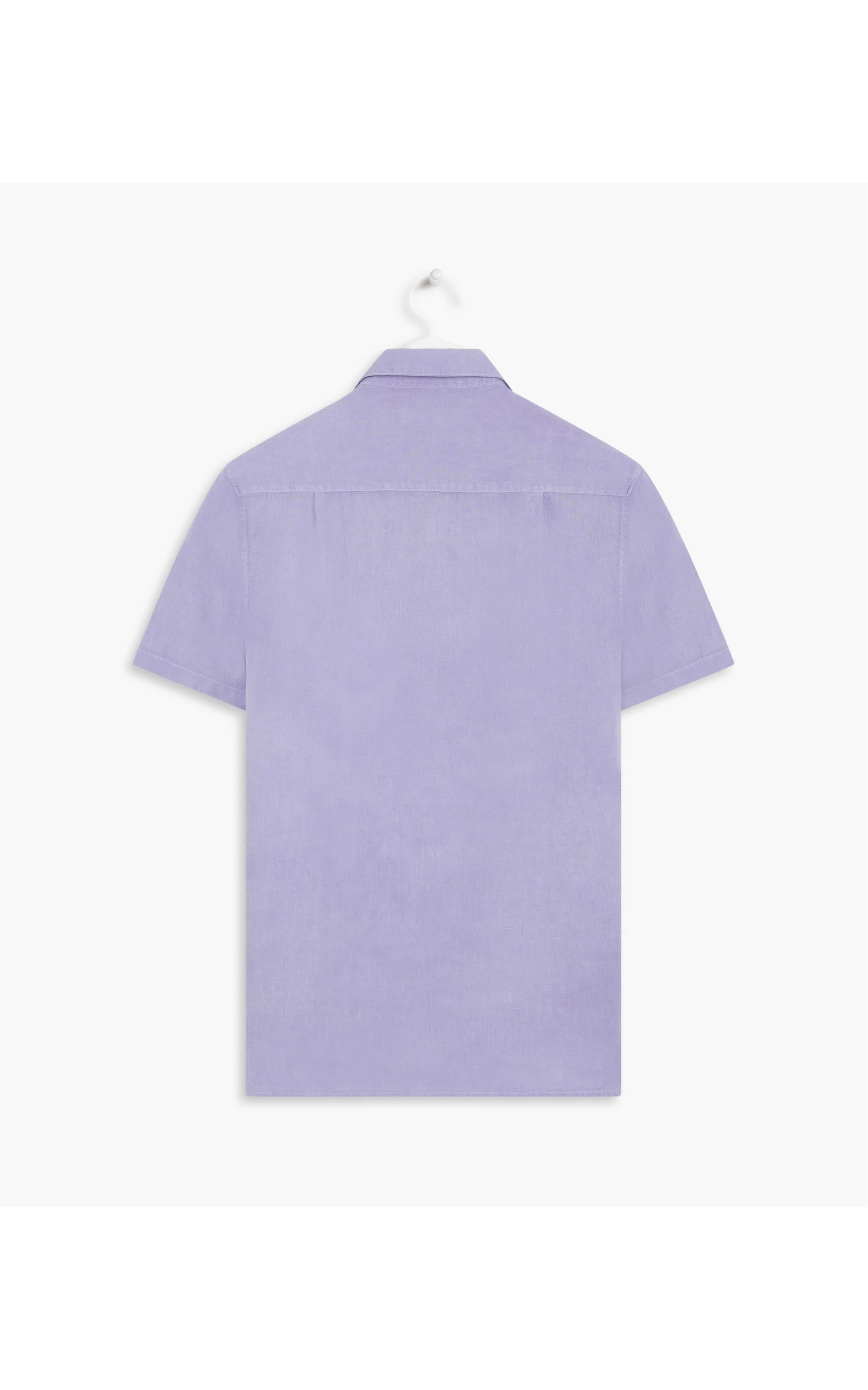 Camisa  Puro Linho  Tinturada Lavanda