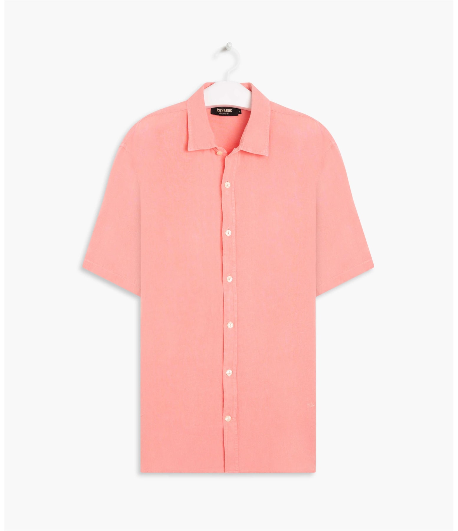 Camisa  Puro Linho  Tinturada Melancia