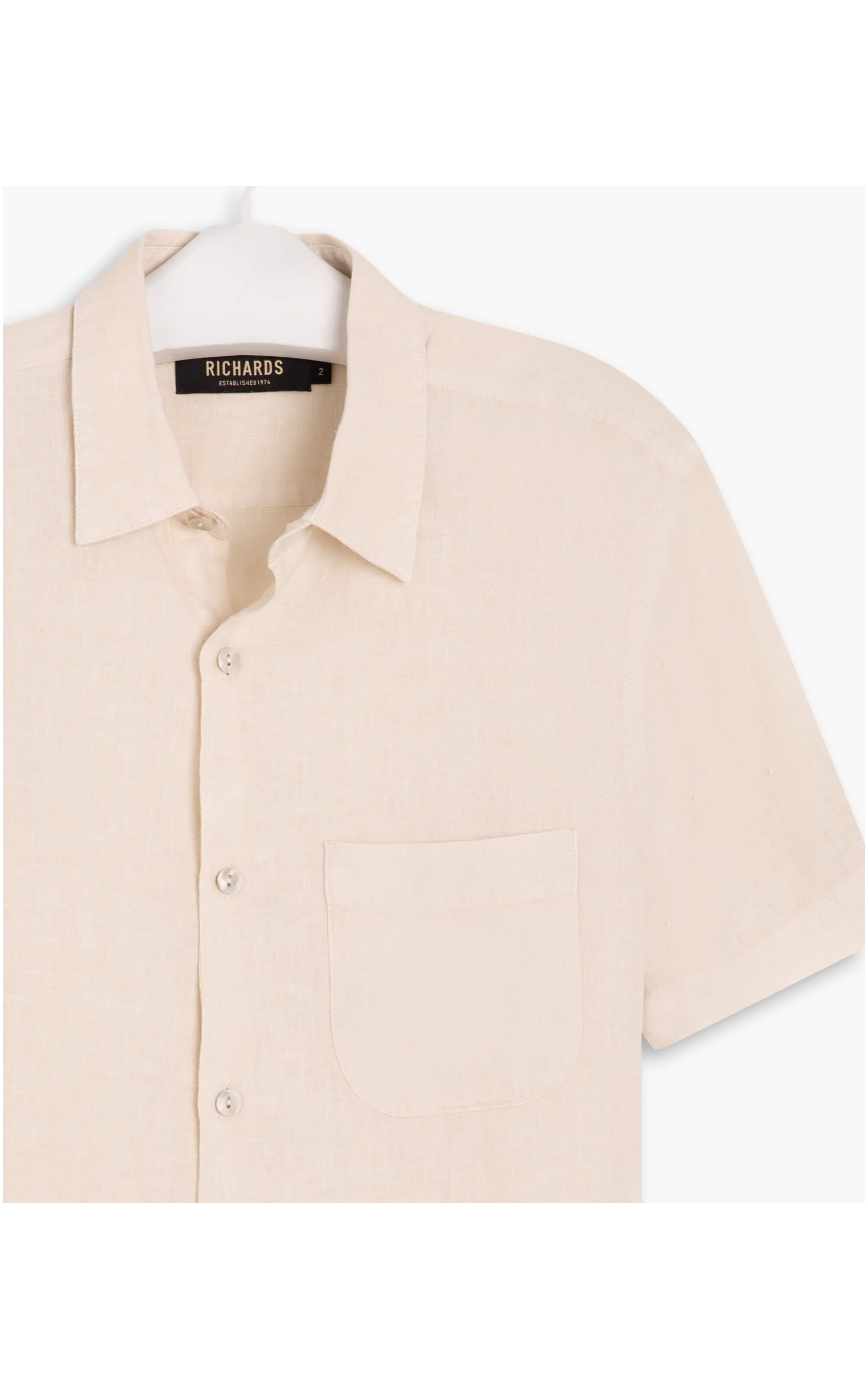 Camisa  Puro Linho  Tinturada Sandy