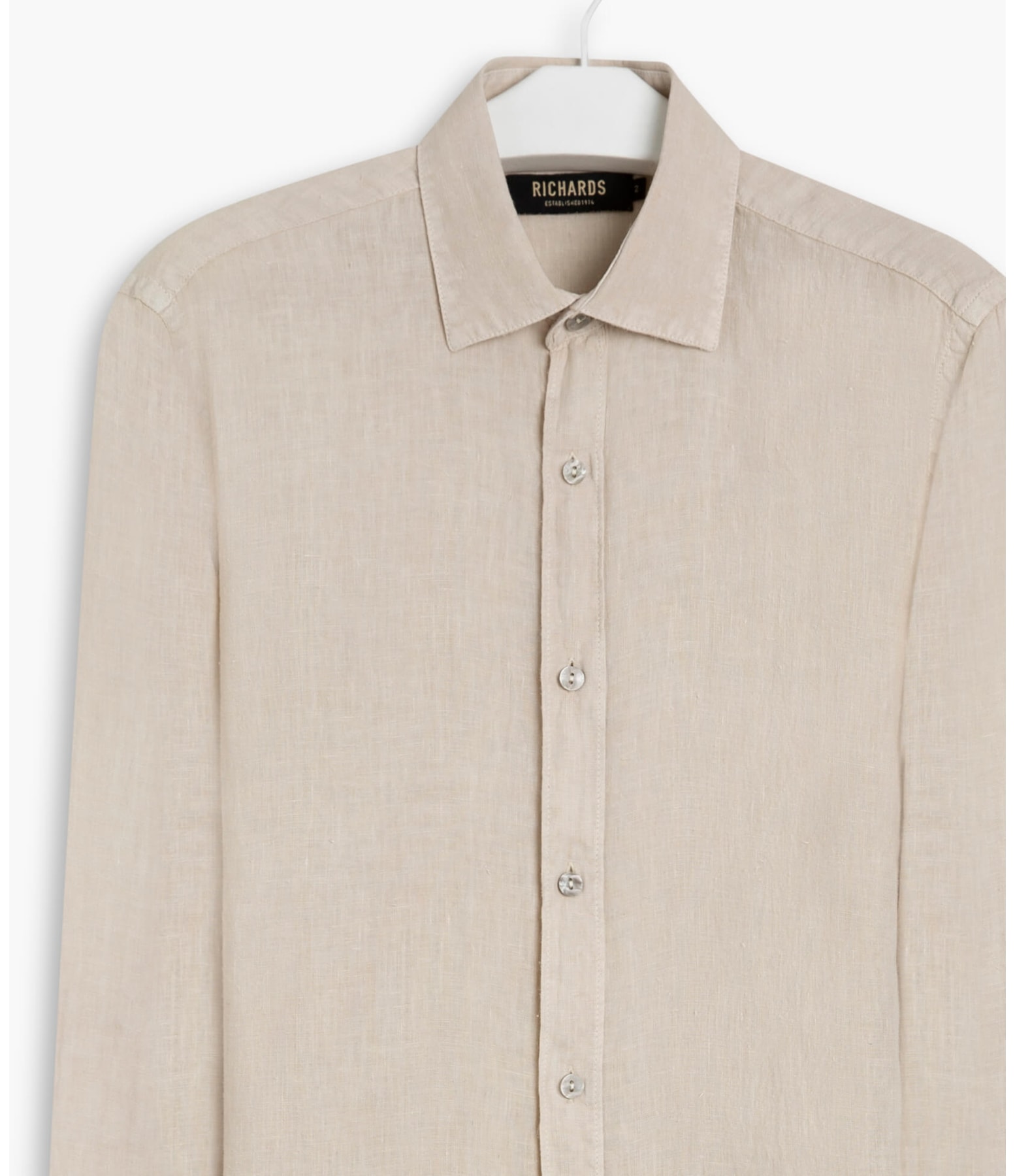 Camisa Puro Linho  Tinturada Sandy