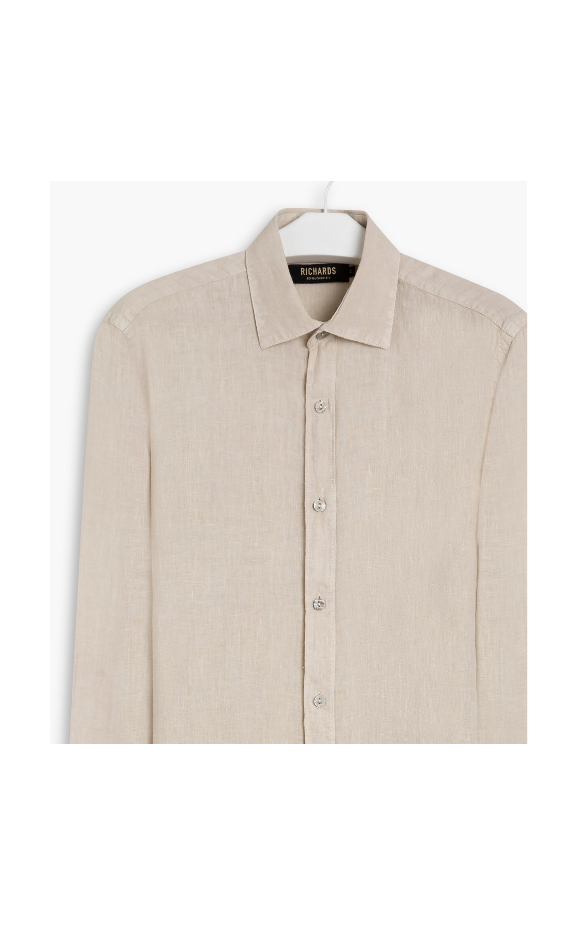Camisa Puro Linho  Tinturada Sandy