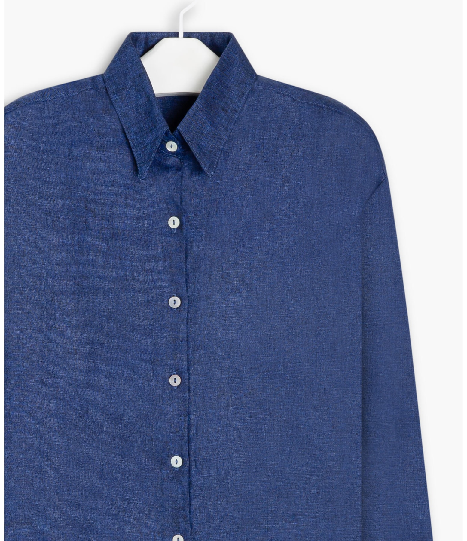 Camisa  Puro Linho  Tulipa Dark Navy