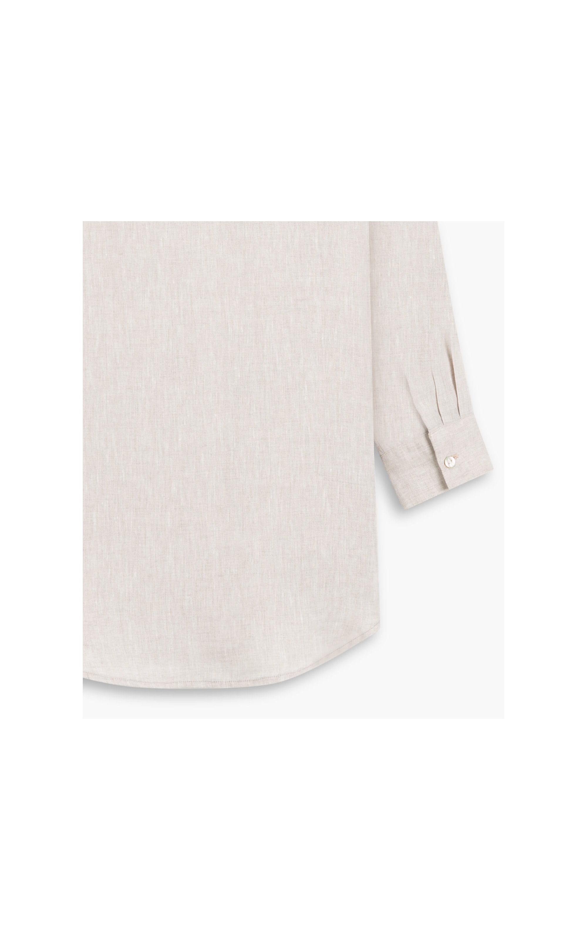 Camisa Puro Linho  Tulipa Natural