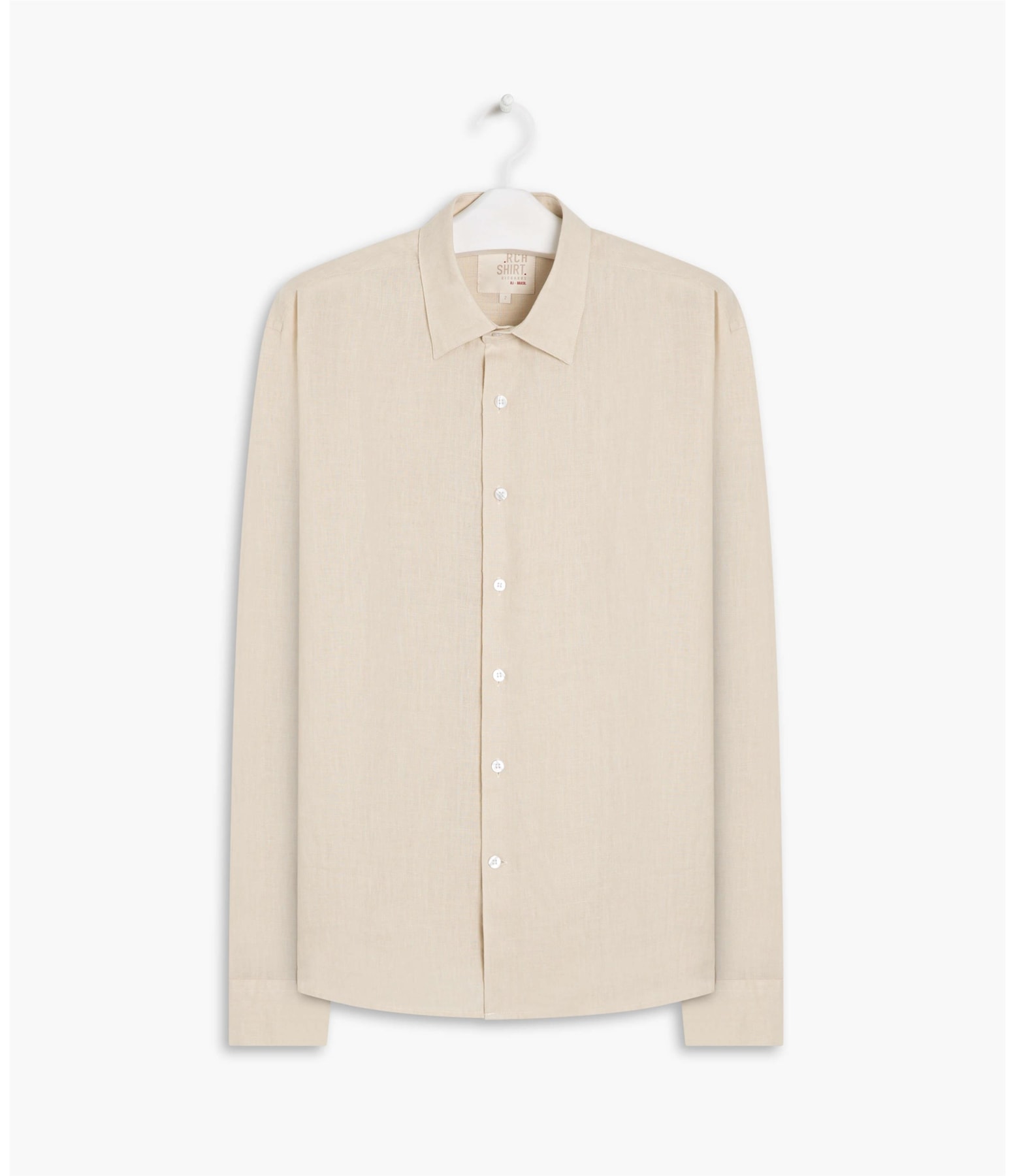 Camisa  Puro Linho  Uni. Areia