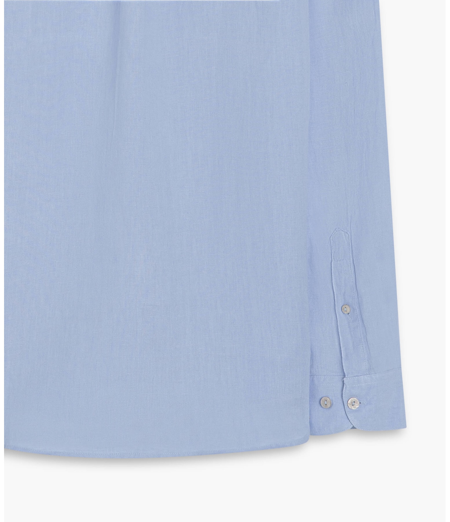 Camisa Puro Linho  Uni. Azul Bic
