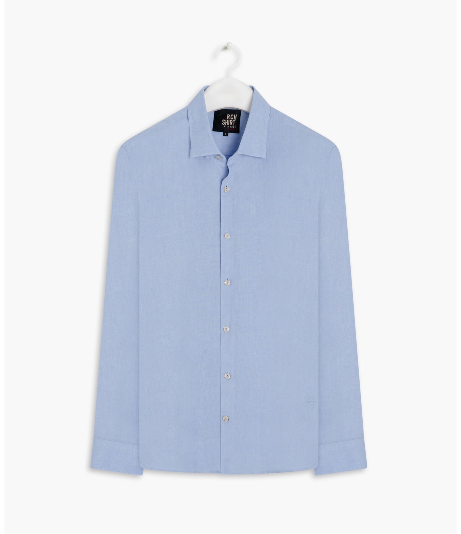 Camisa Puro Linho  Uni. Azul Bic