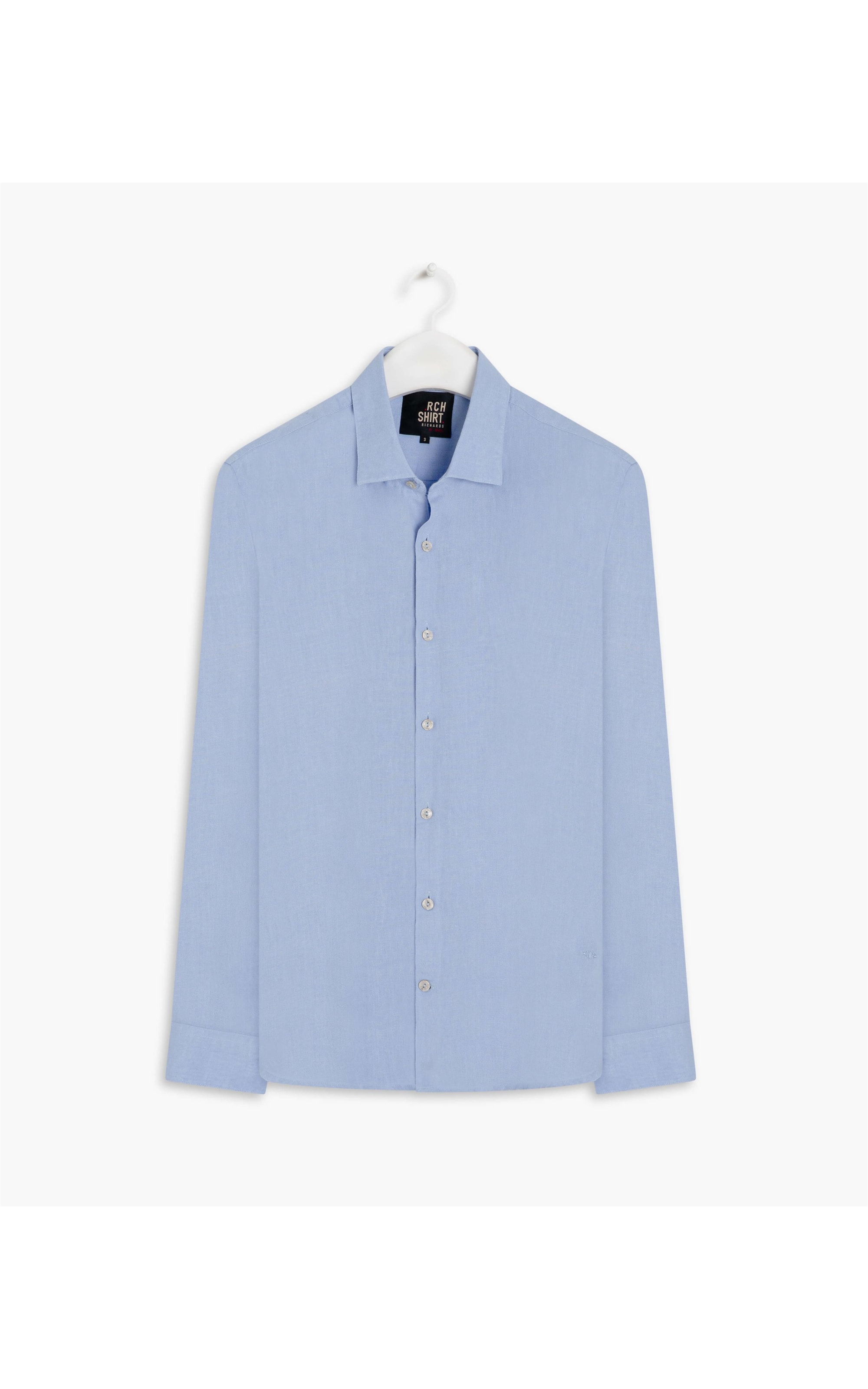 Camisa Puro Linho  Uni. Azul Bic