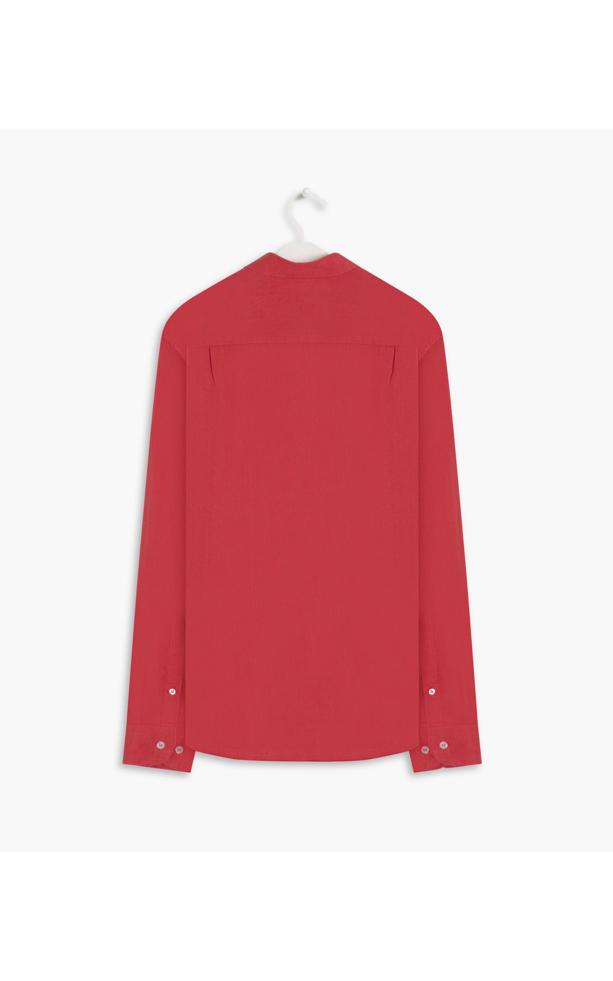 Camisa  Puro Linho  Uni. Coral