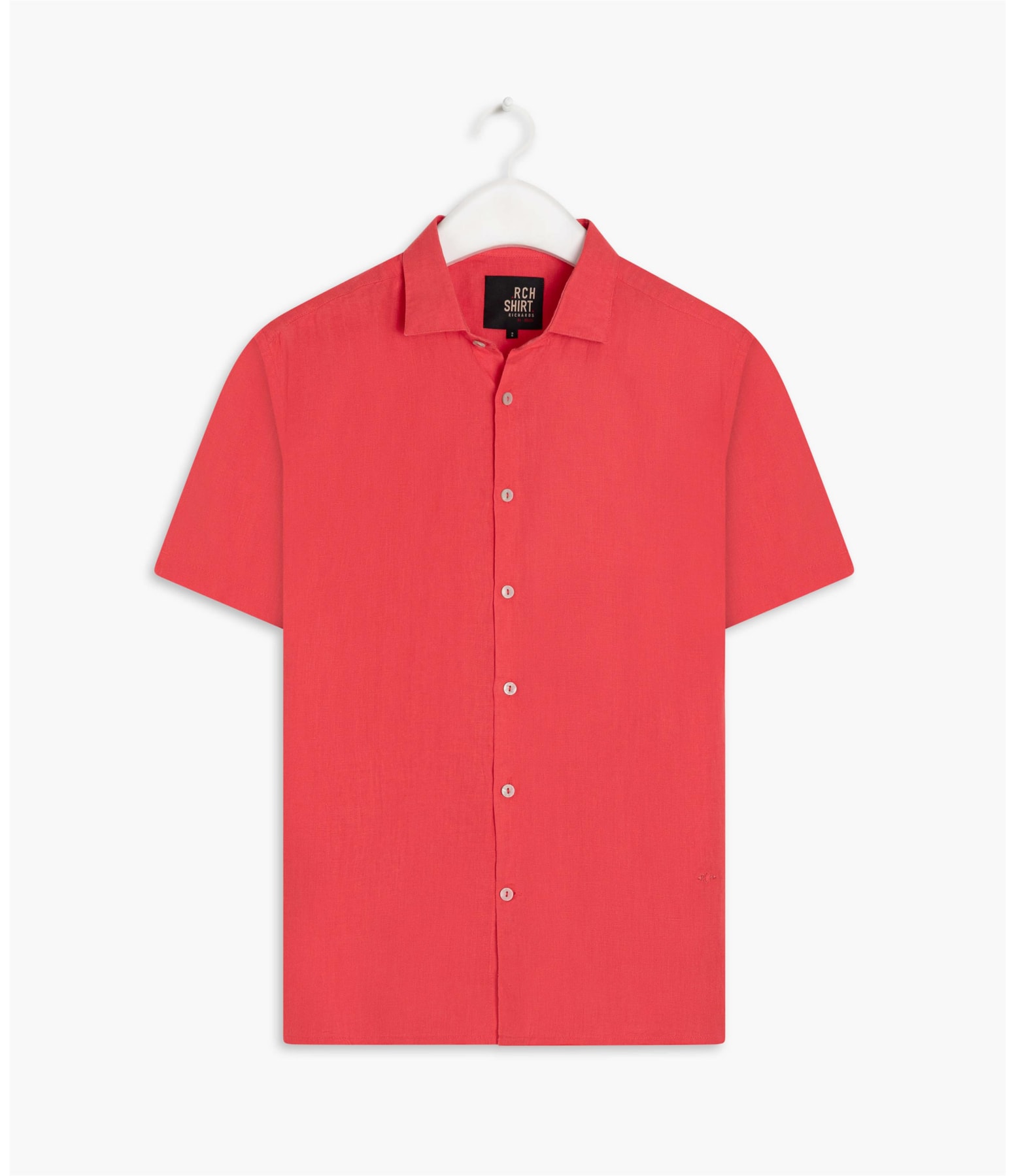 Camisa  Puro Linho  Uni Coral