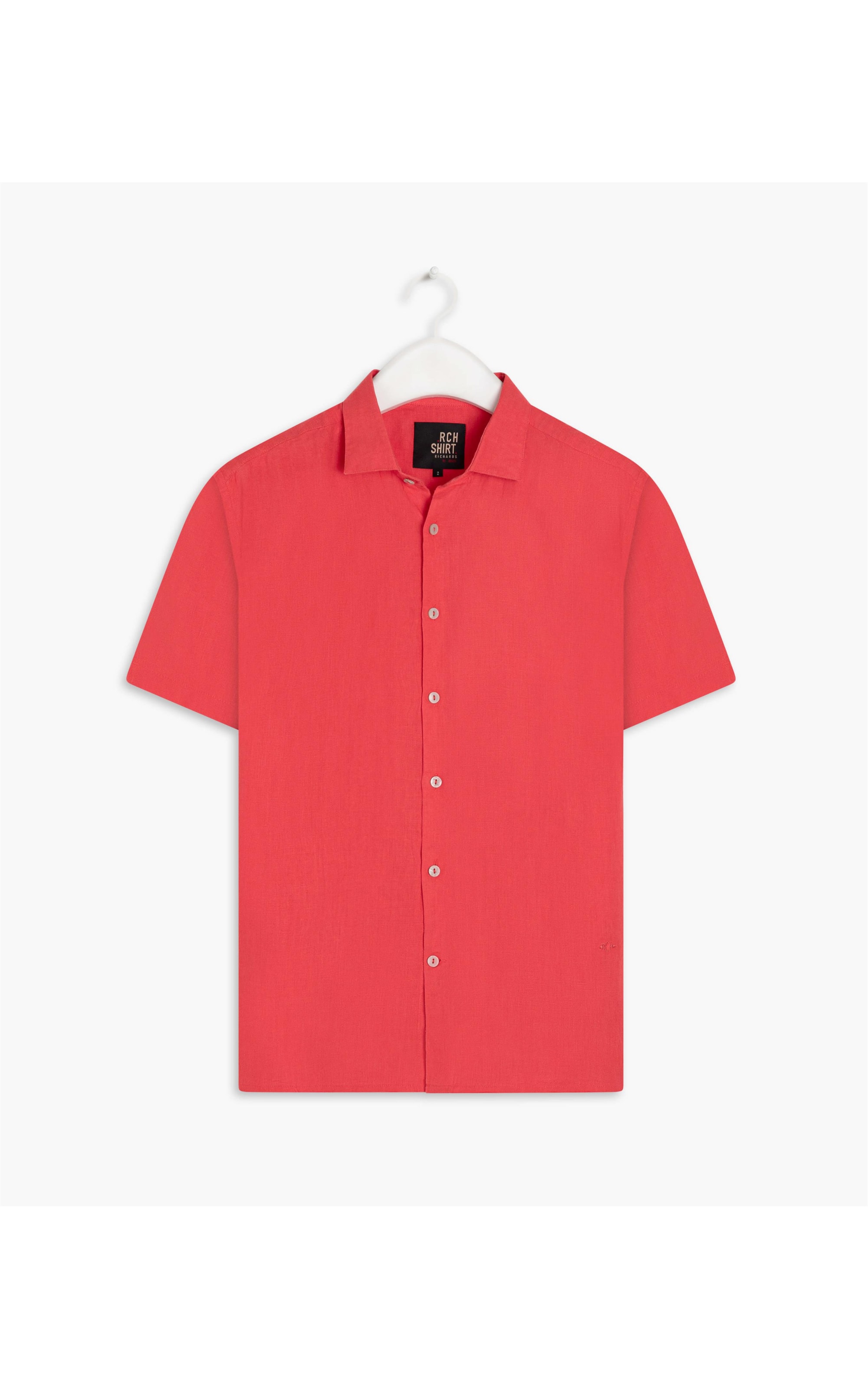 Camisa  Puro Linho  Uni Coral