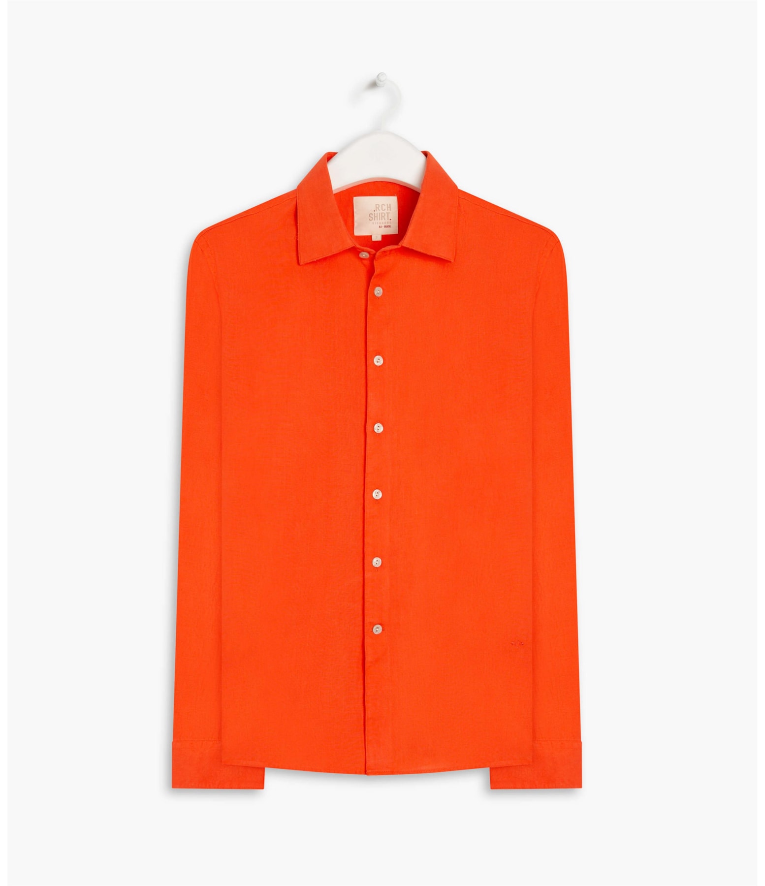 Camisa  Puro Linho  Uni. Goiaba