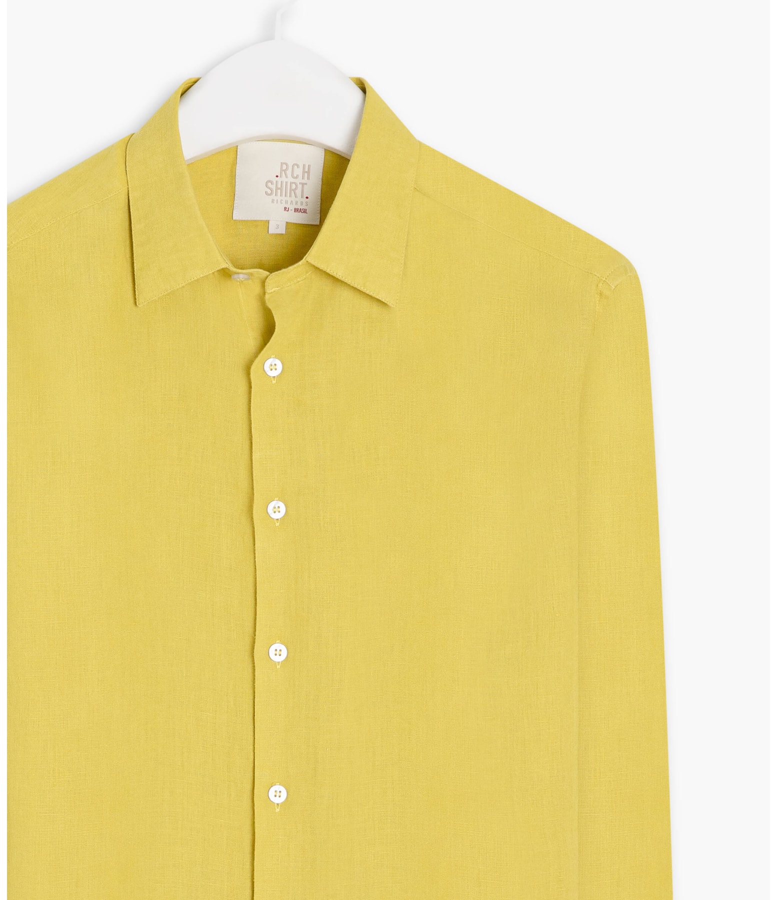 Camisa  Puro Linho  Uni. Lemon