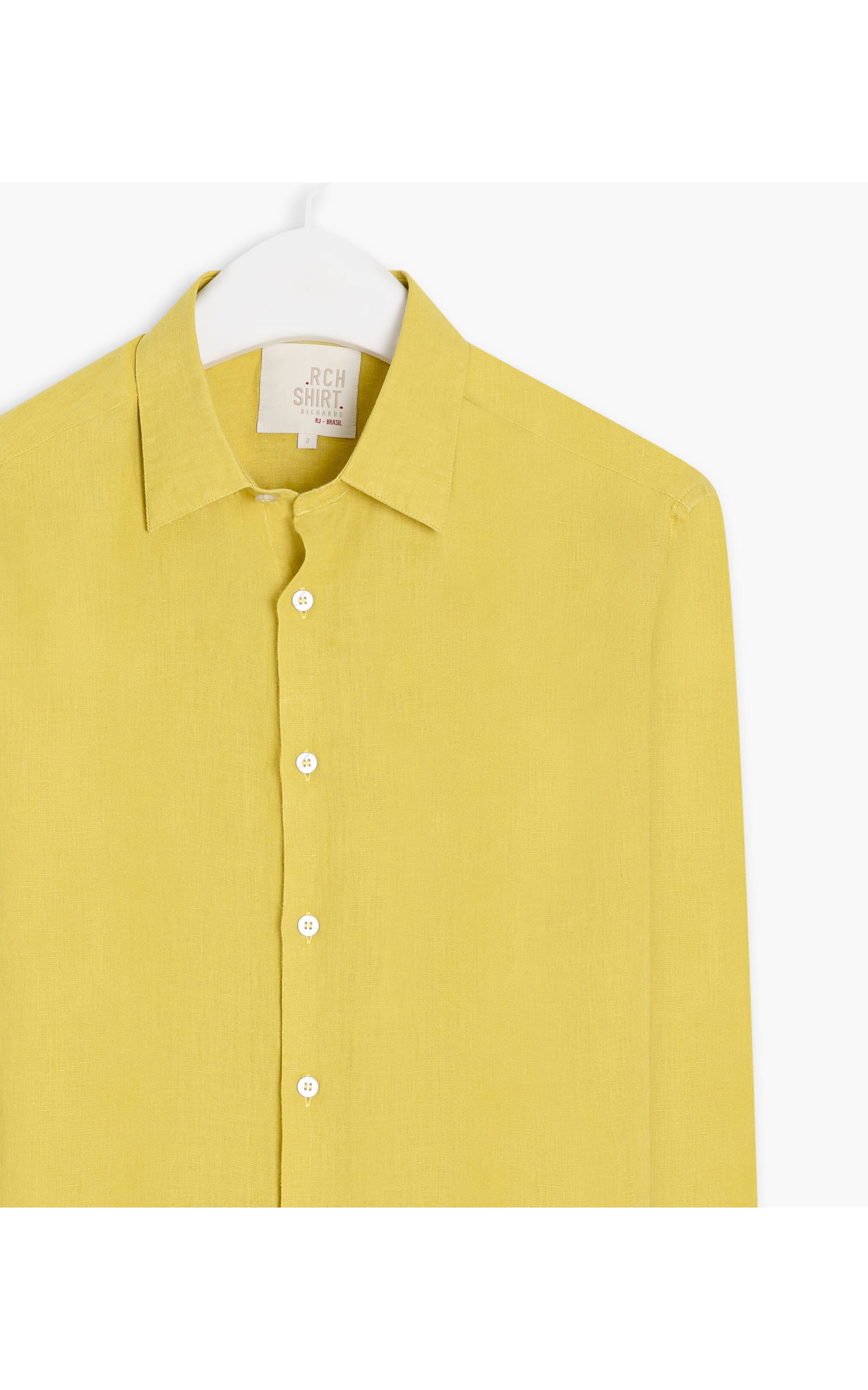 Camisa  Puro Linho  Uni. Lemon