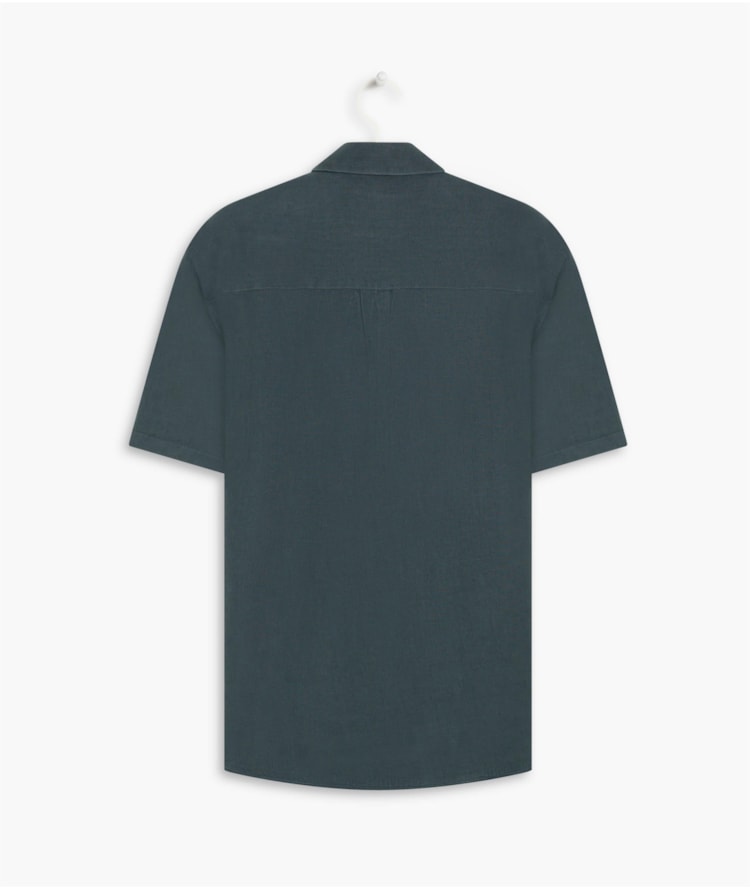 Camisa  Puro Linho  Uni Marinho