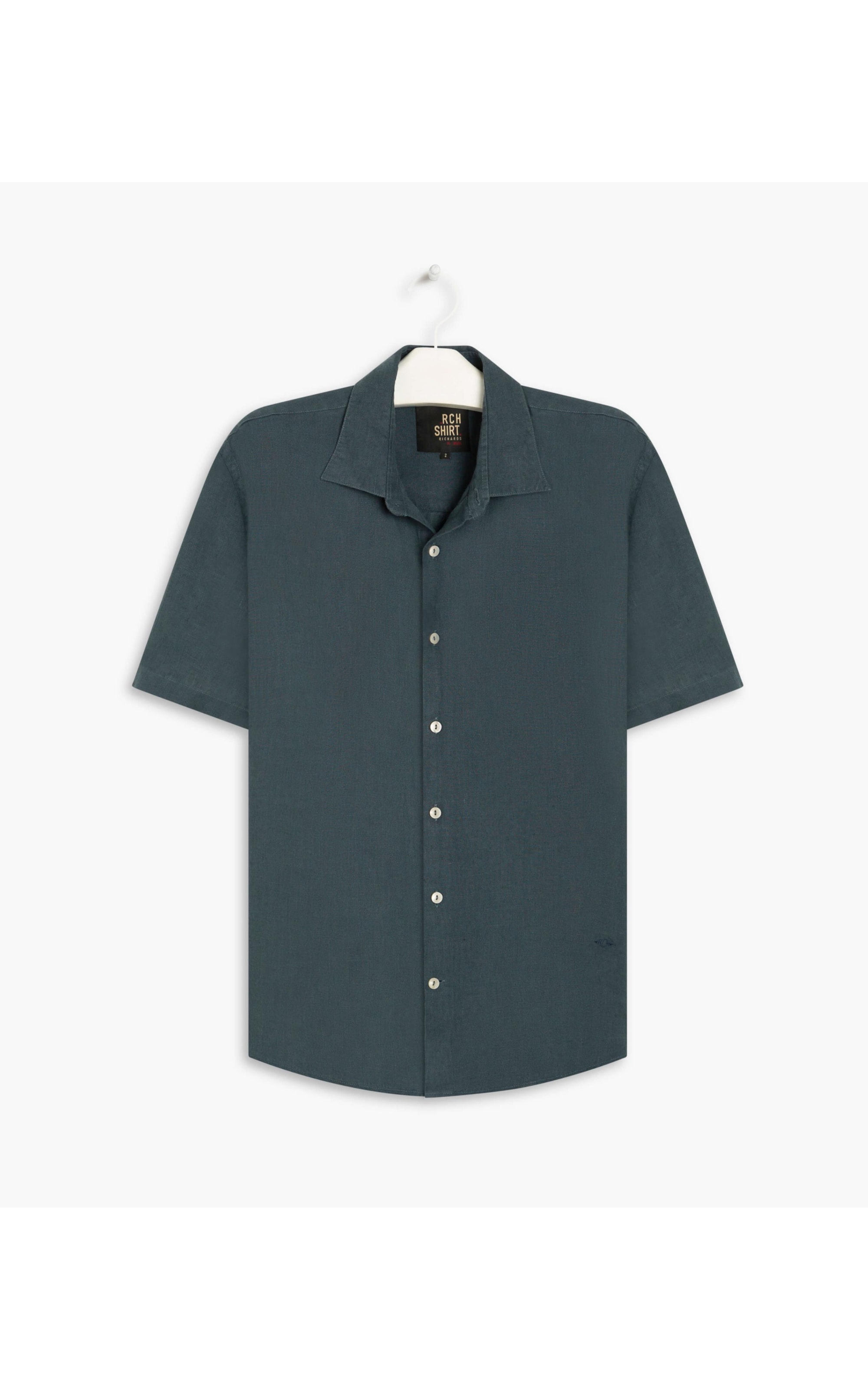Camisa  Puro Linho  Uni Marinho