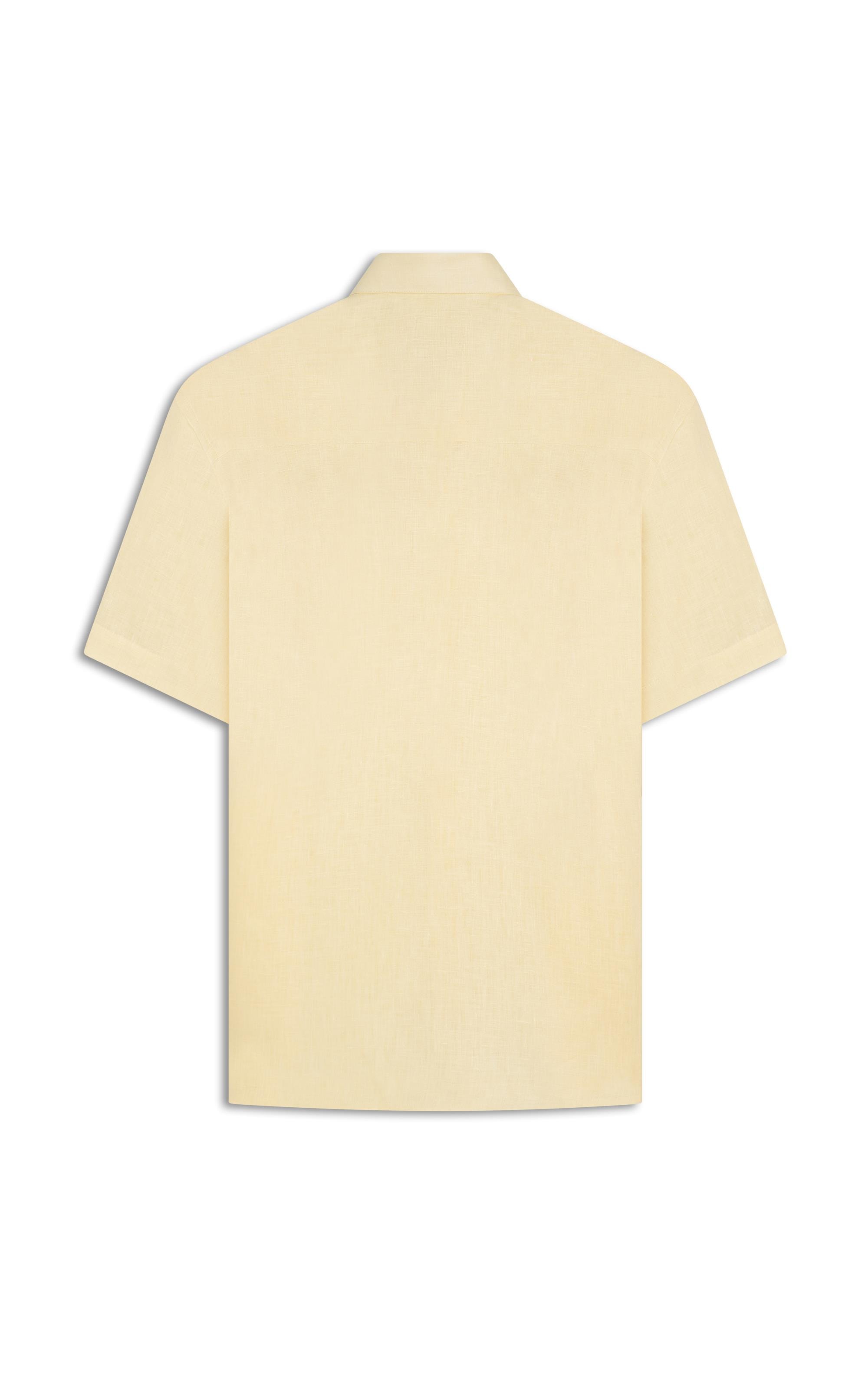Camisa  Puro Linho  Uni Mc Amarelo i