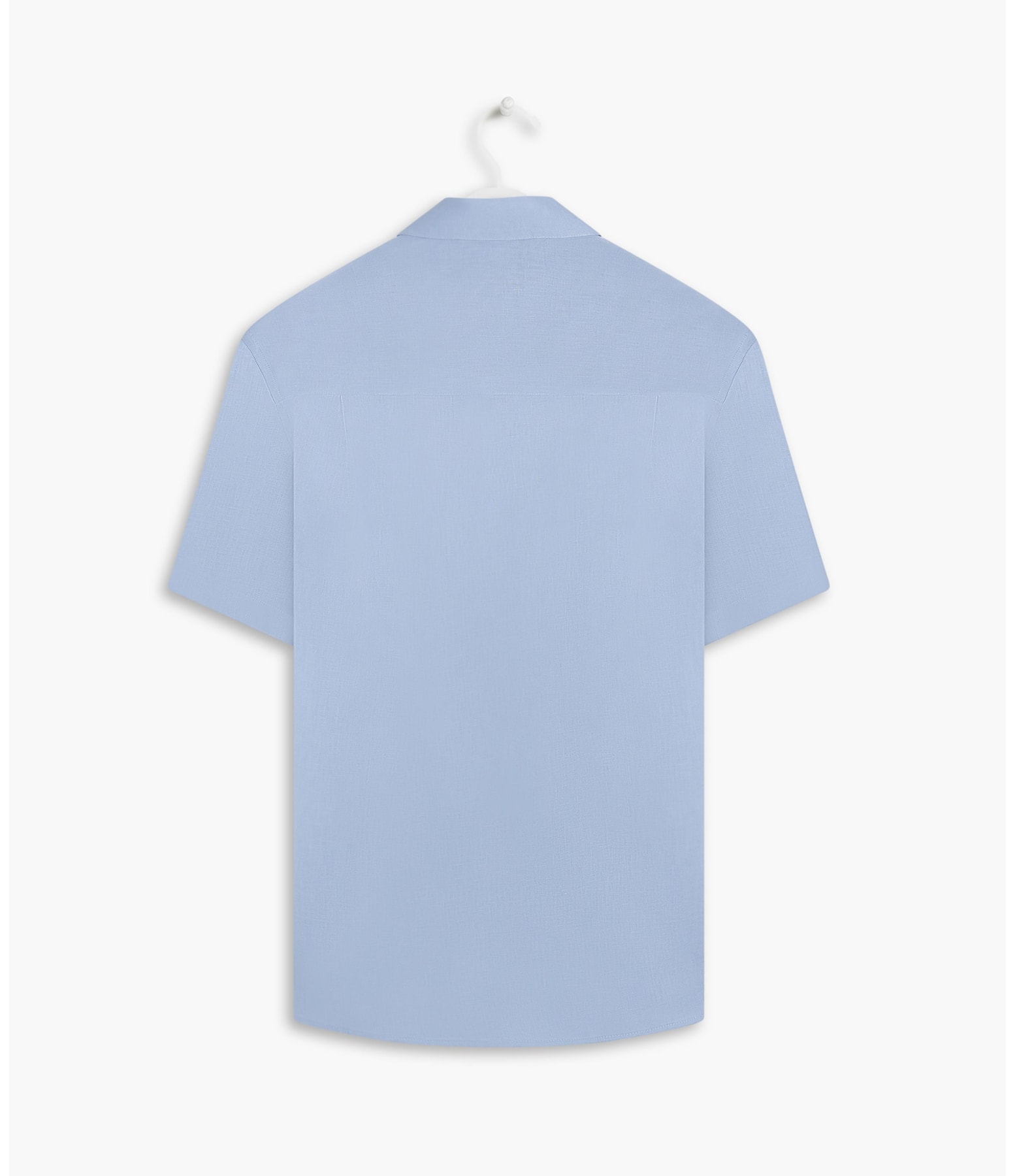 Camisa  Puro Linho  Uni Mc Azul Claro