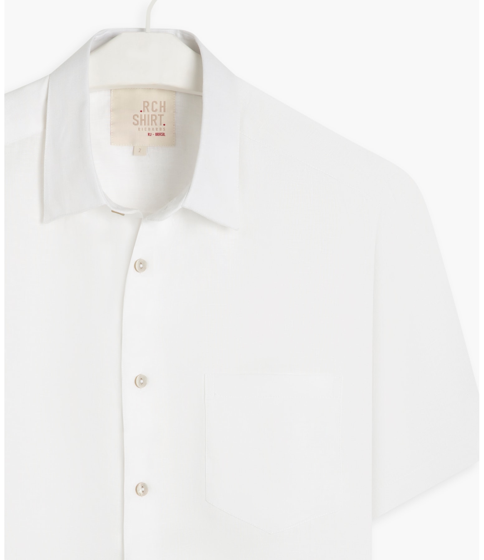 Camisa  Puro Linho  Uni Mc Branco