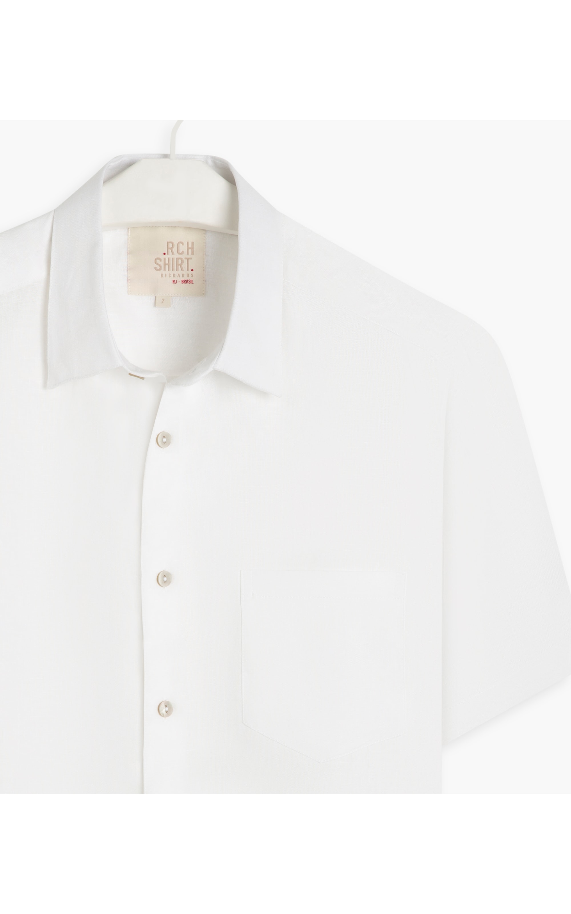 Camisa  Puro Linho  Uni Mc Branco
