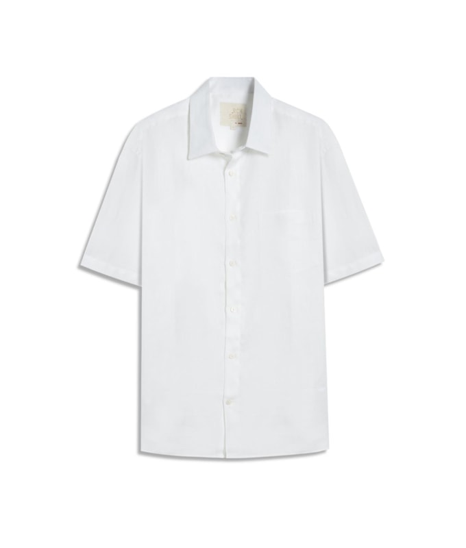 Camisa  Puro Linho  Uni Mc Branco i