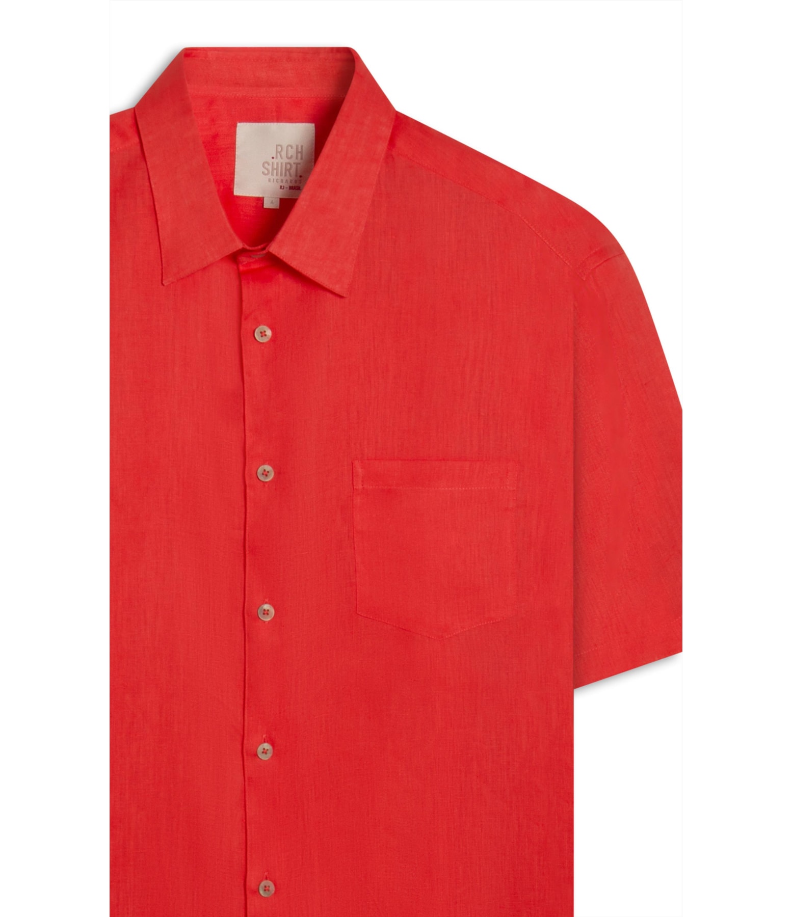 Camisa  Puro Linho  Uni Mc Coral
