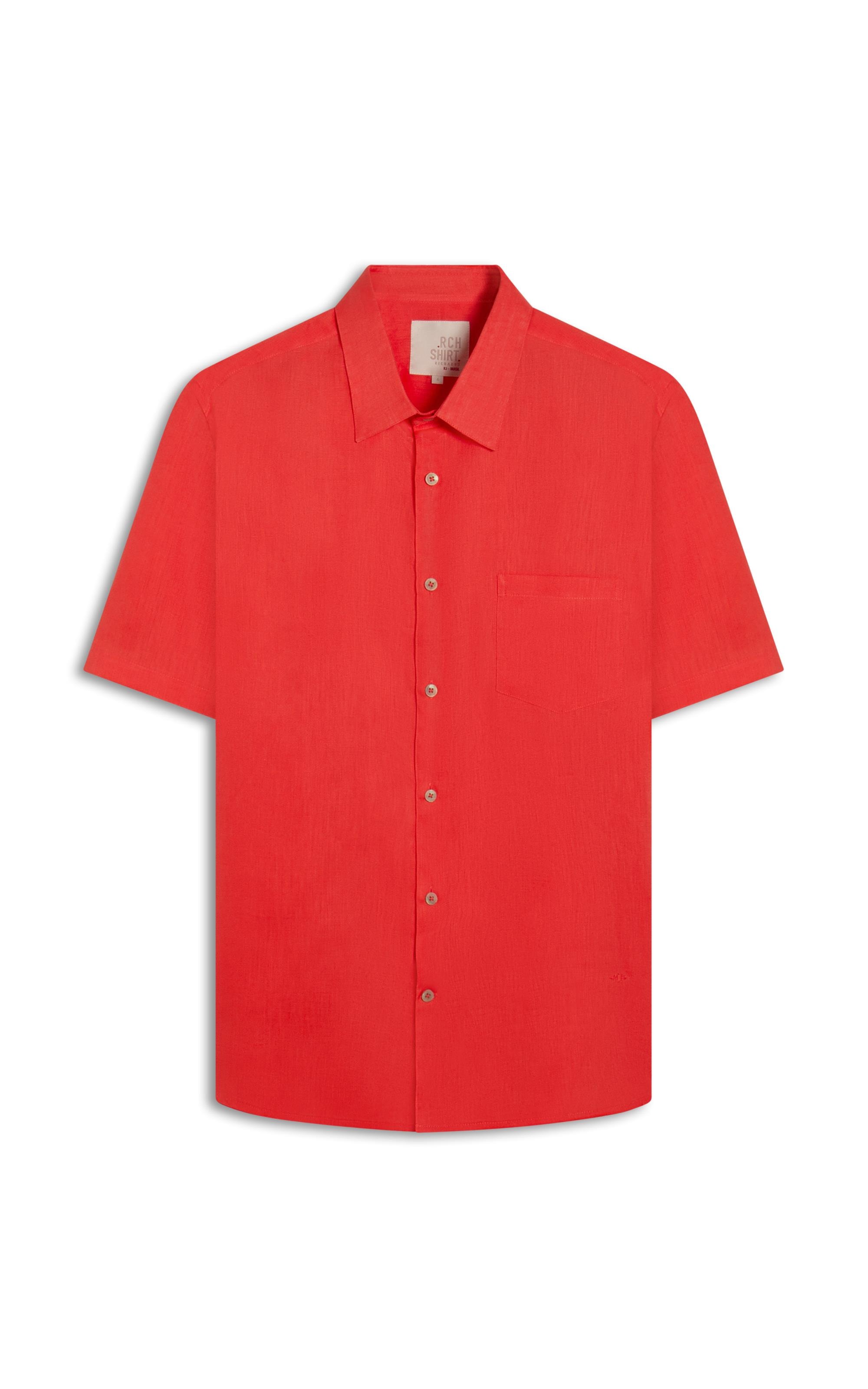 Camisa  Puro Linho  Uni Mc Coral