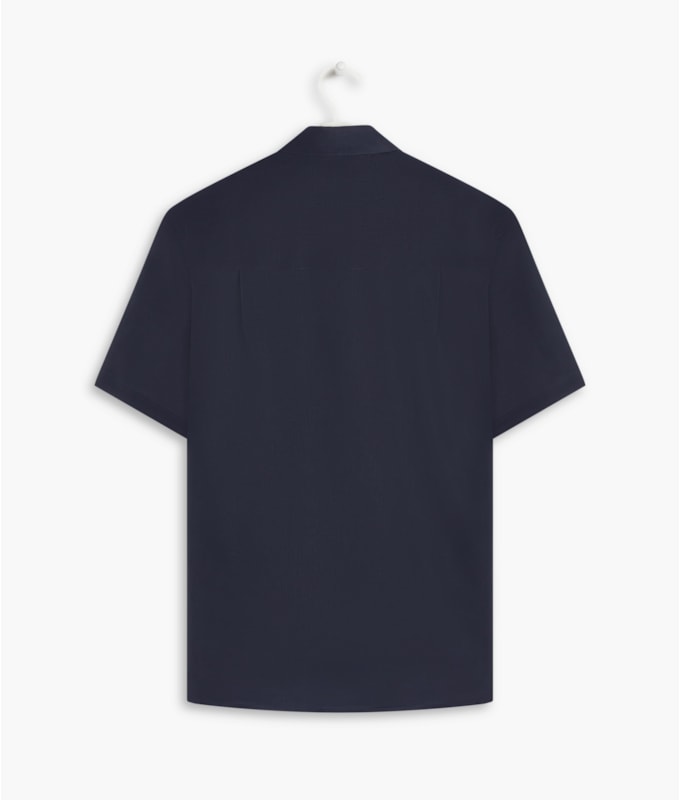 Camisa Puro Linho  Uni Mc Dark Navy