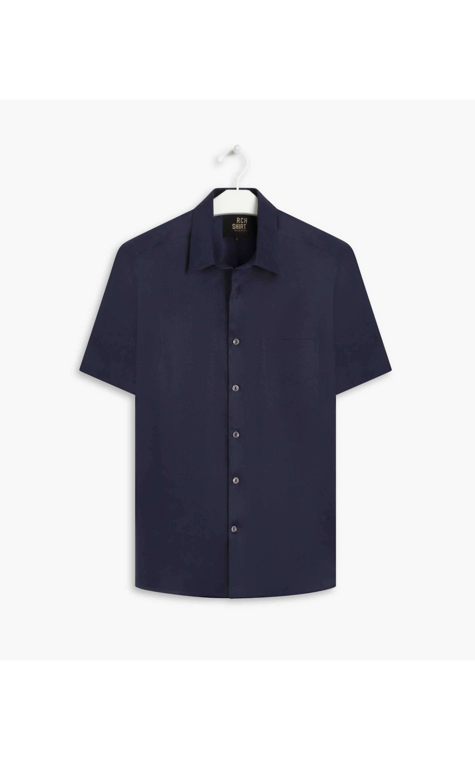 Camisa Puro Linho  Uni Mc Dark Navy
