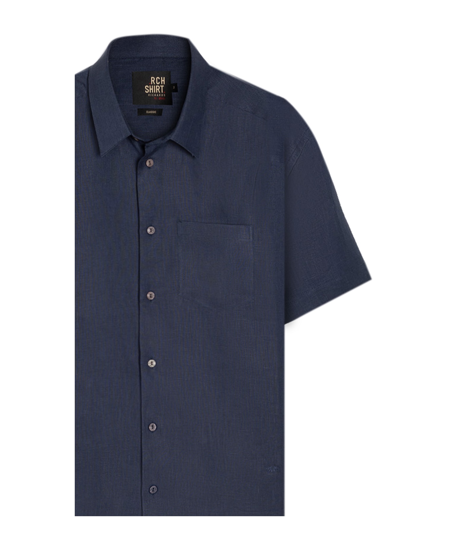 Camisa  Puro Linho  Uni Mc Dark Navy