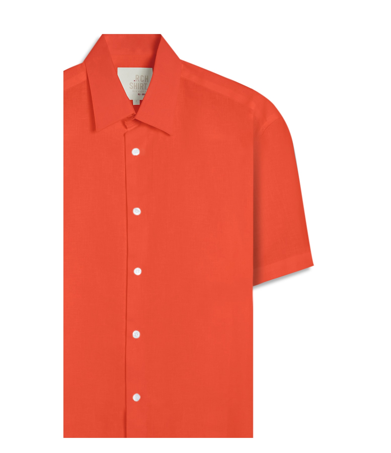 Camisa  Puro Linho  Uni Mc Laranja