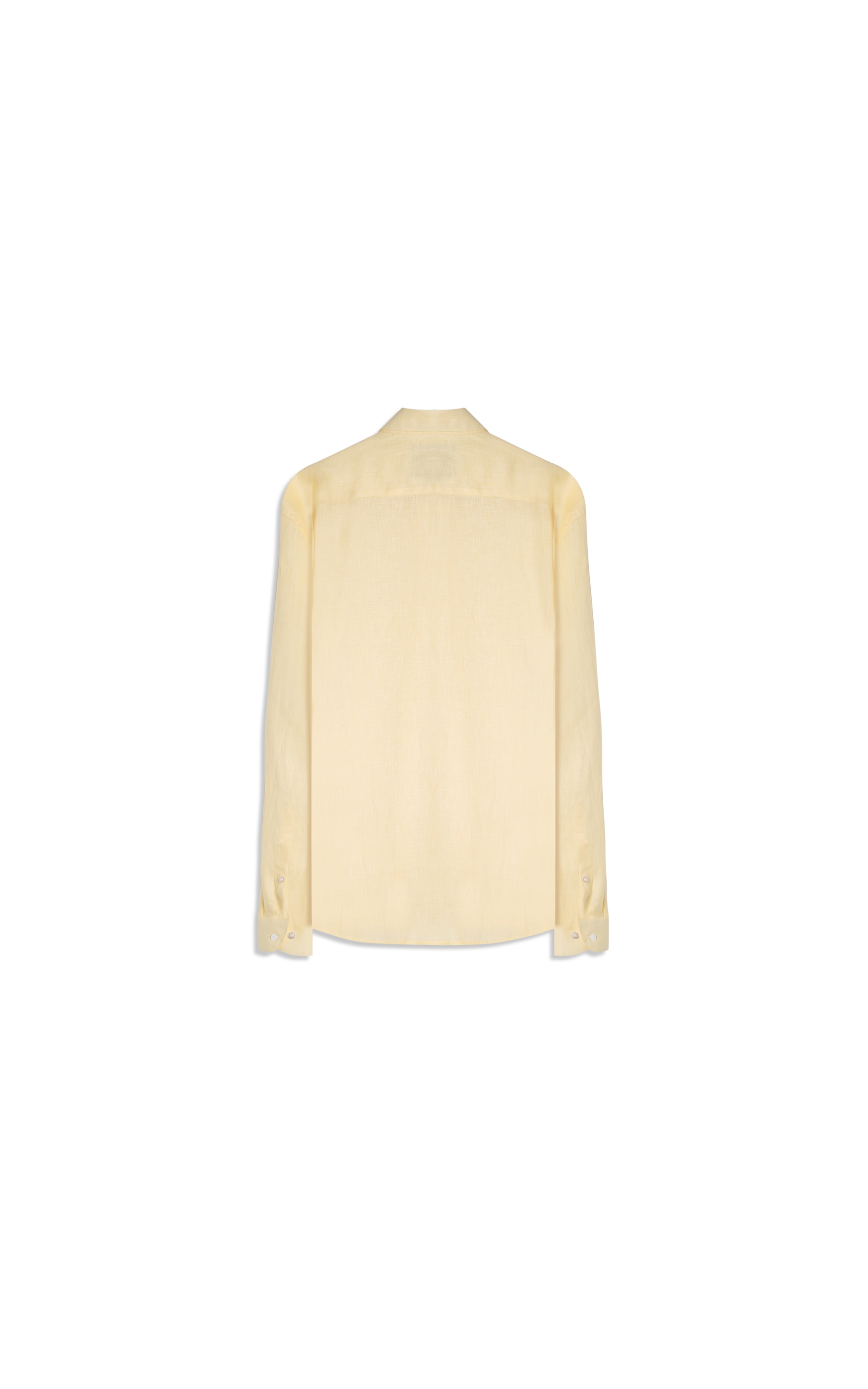 Camisa  Puro Linho  Uni Ml Amarelo i