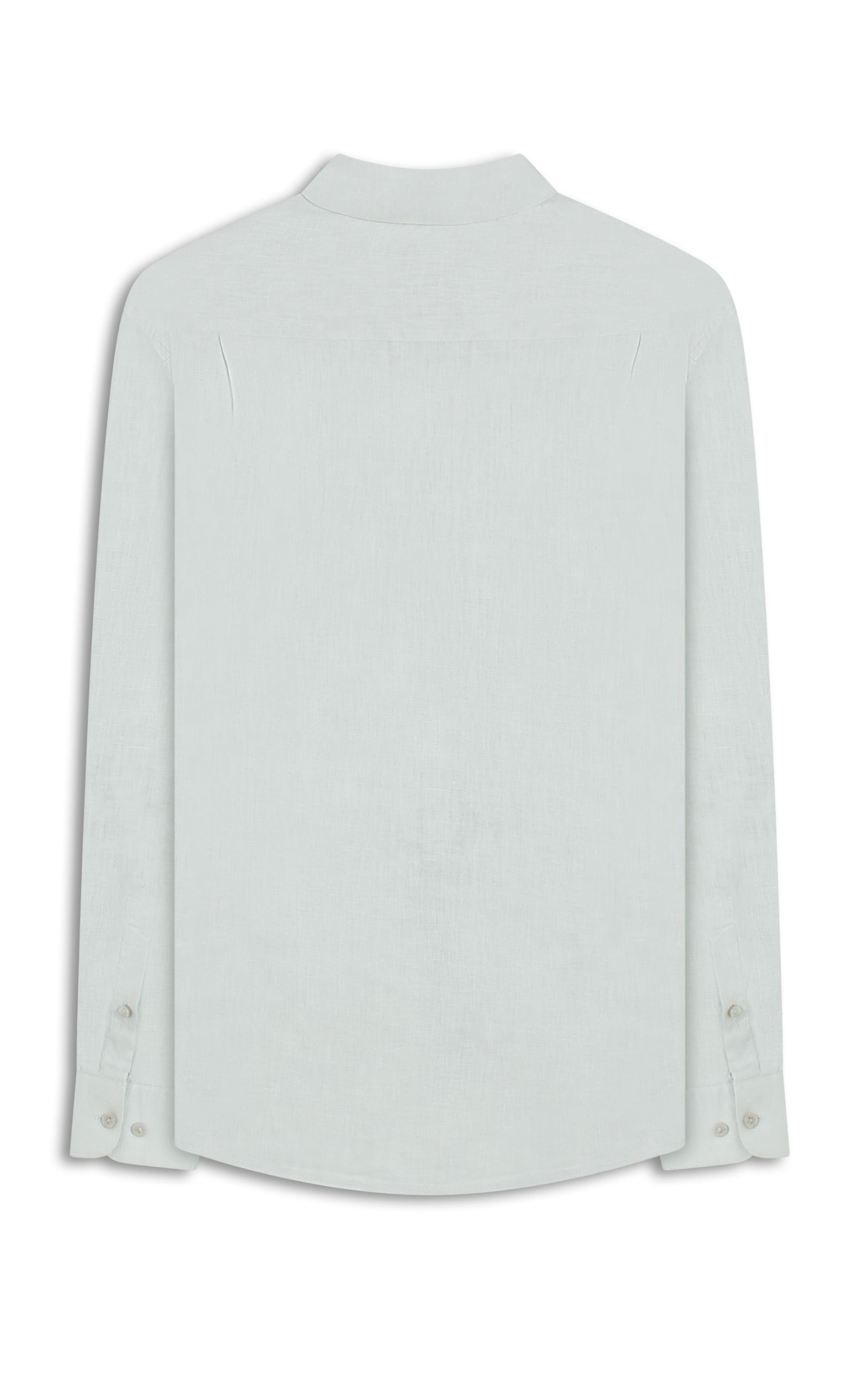 Camisa  Puro Linho  Uni Ml Areia Seca