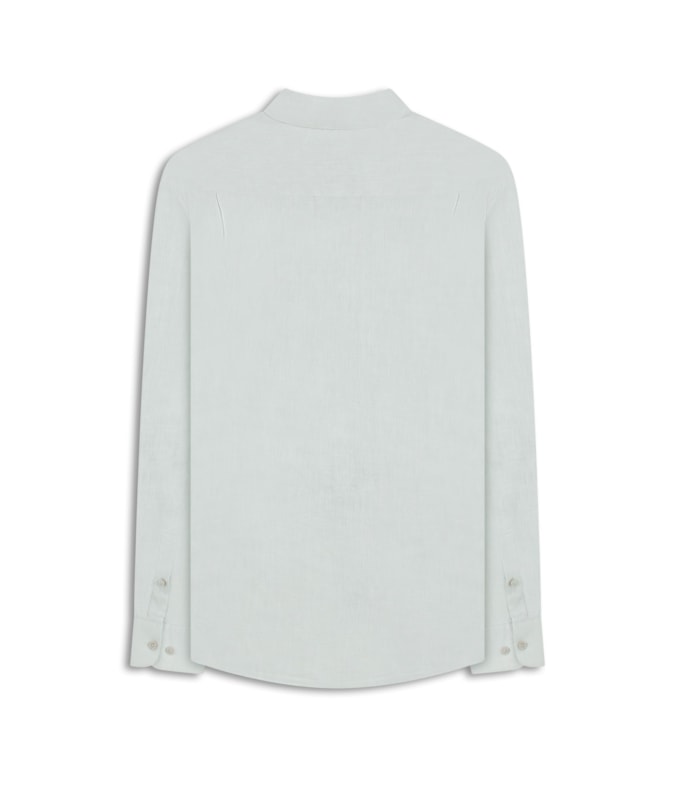 Camisa  Puro Linho  Uni Ml Areia Seca